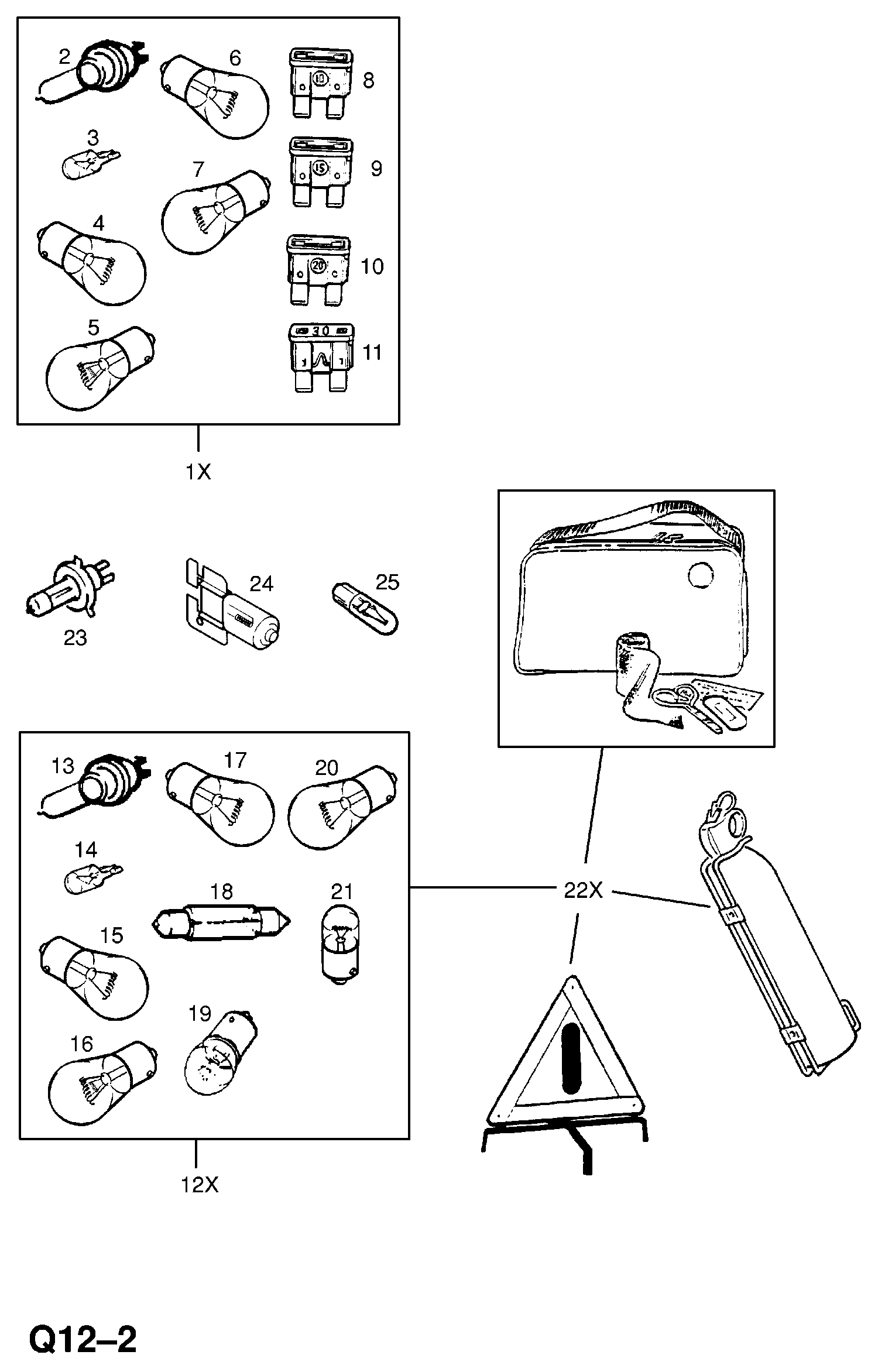 Vauxhall 91145660 - Kvēlspuldze, Instrumentu paneļa apgaismojums adetalas.lv