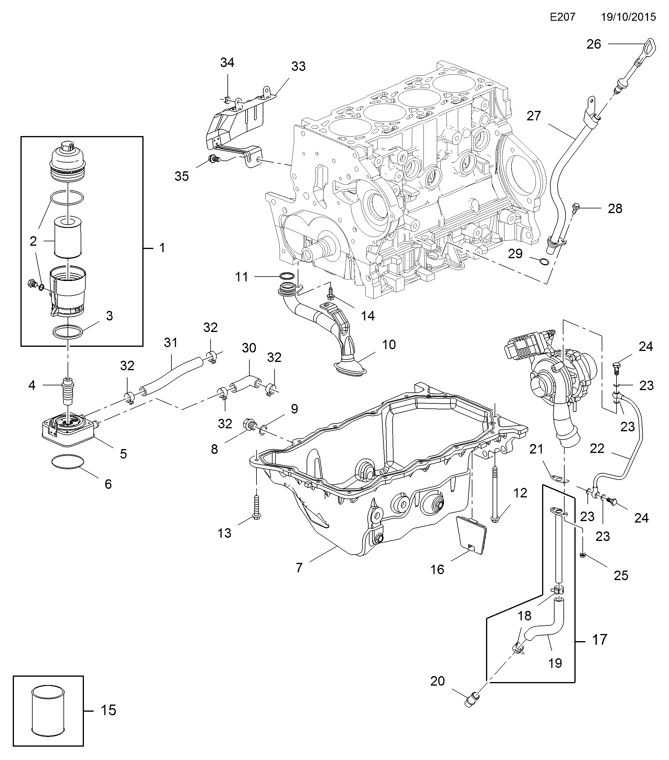 Opel 4807966 - Eļļas filtrs adetalas.lv