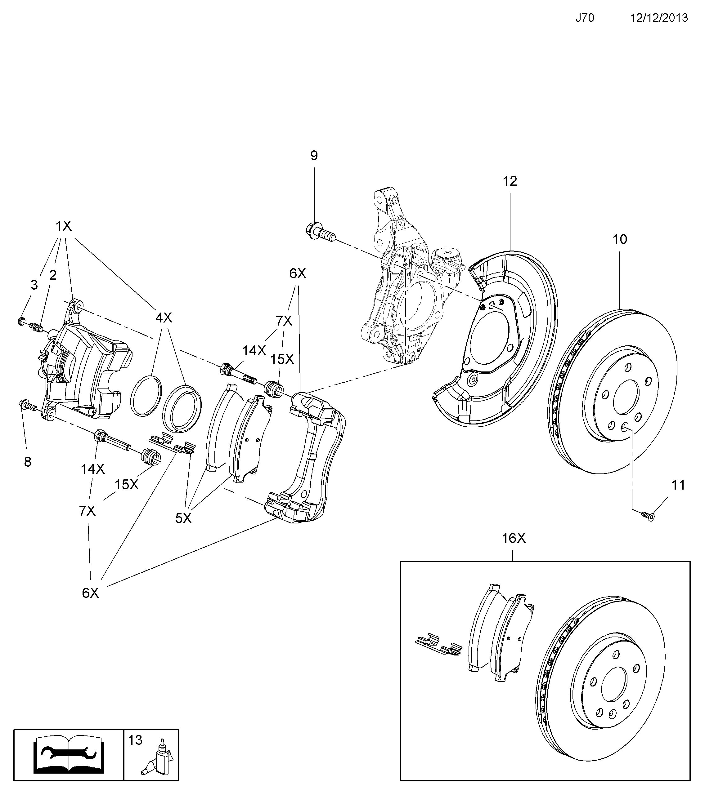 Chevrolet 569073 - Bremžu diski adetalas.lv