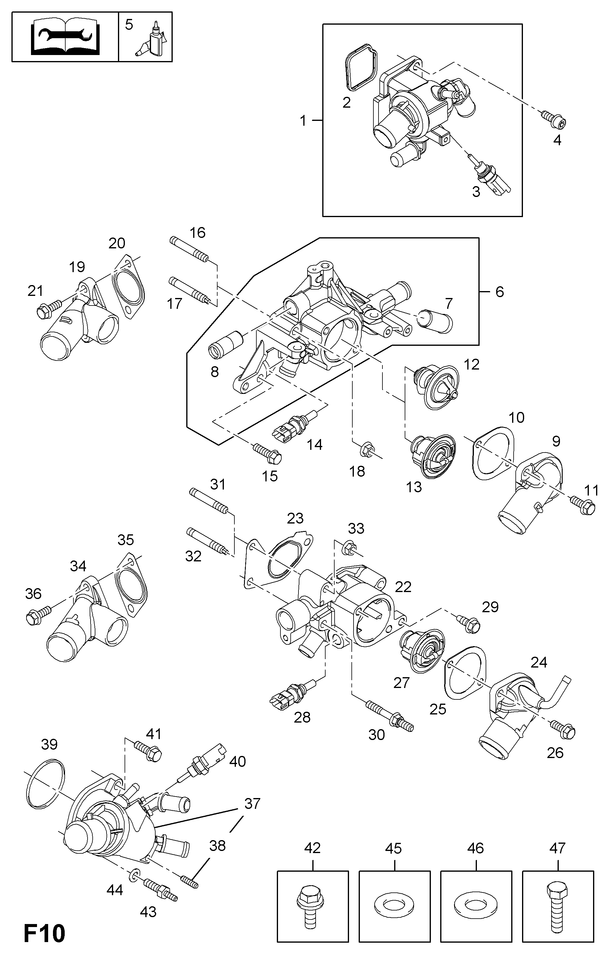 General Motors 1338724 - Termostats, Dzesēšanas šķidrums adetalas.lv