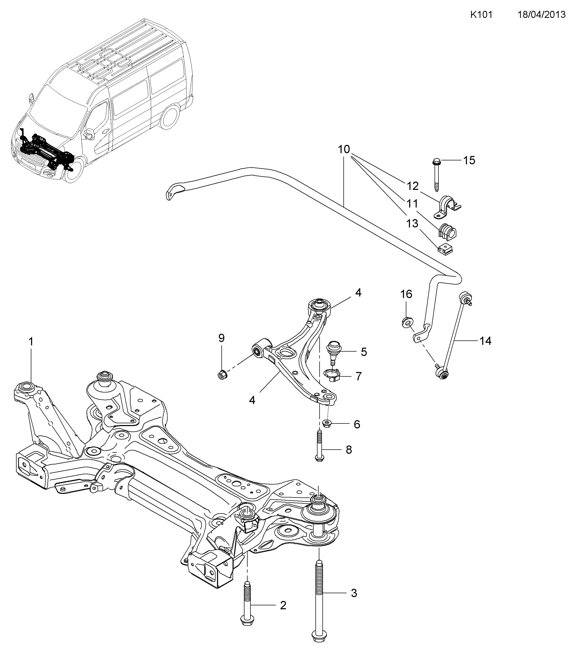 NISSAN 4419216 - Neatkarīgās balstiekārtas svira, Riteņa piekare adetalas.lv