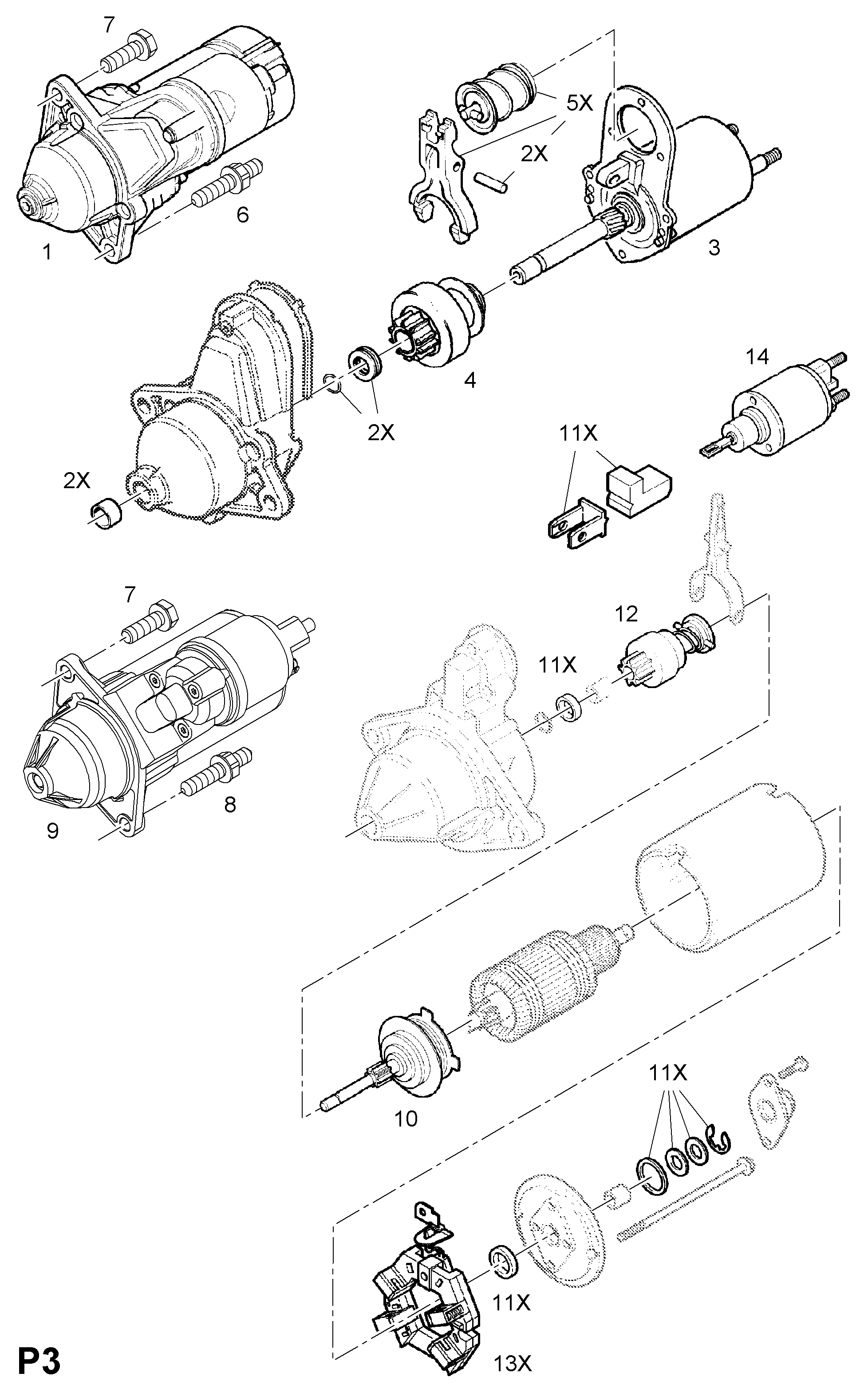 General Motors 6202079 - Starteris adetalas.lv