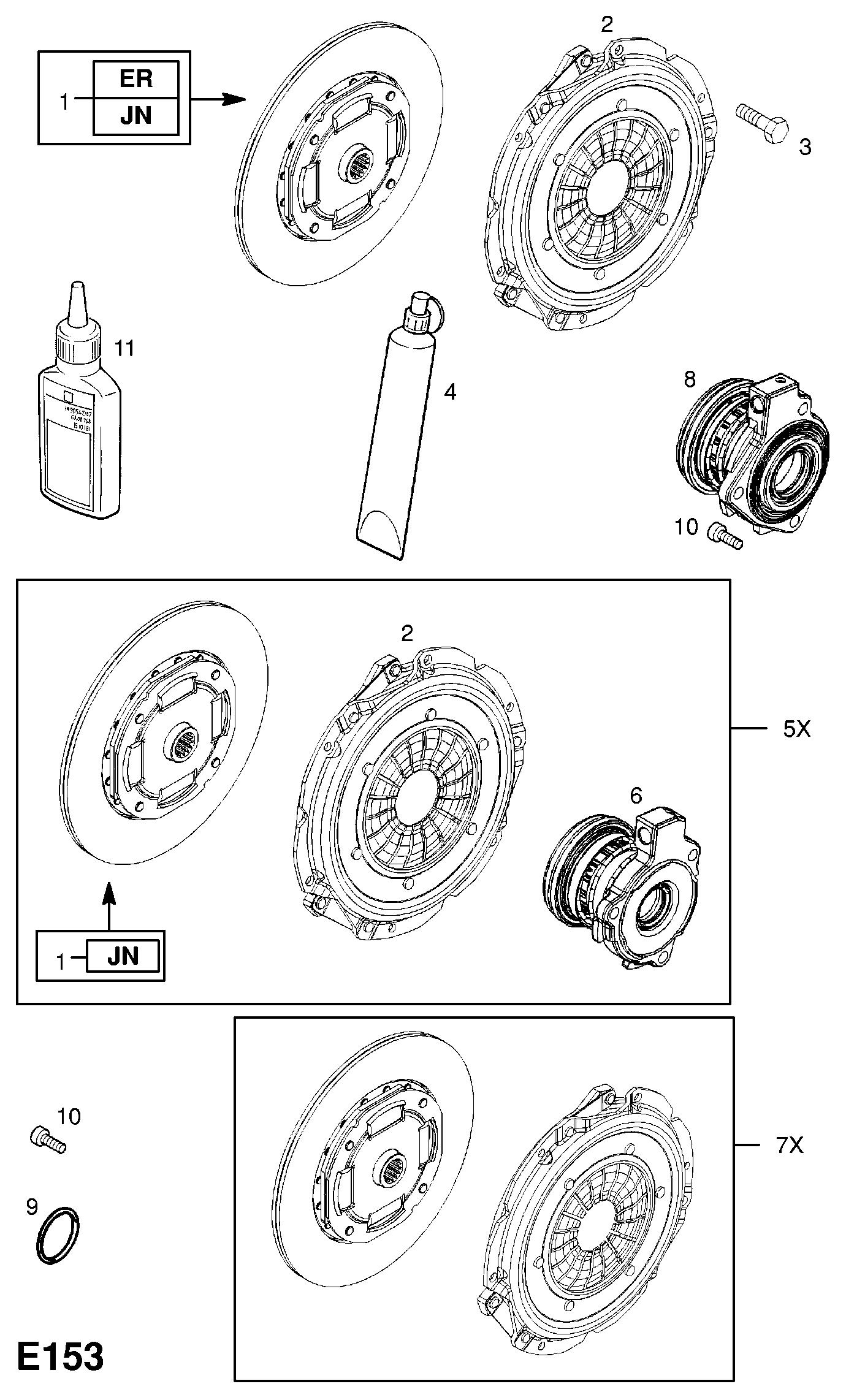 Opel 6 64 042 - Sajūga disks adetalas.lv