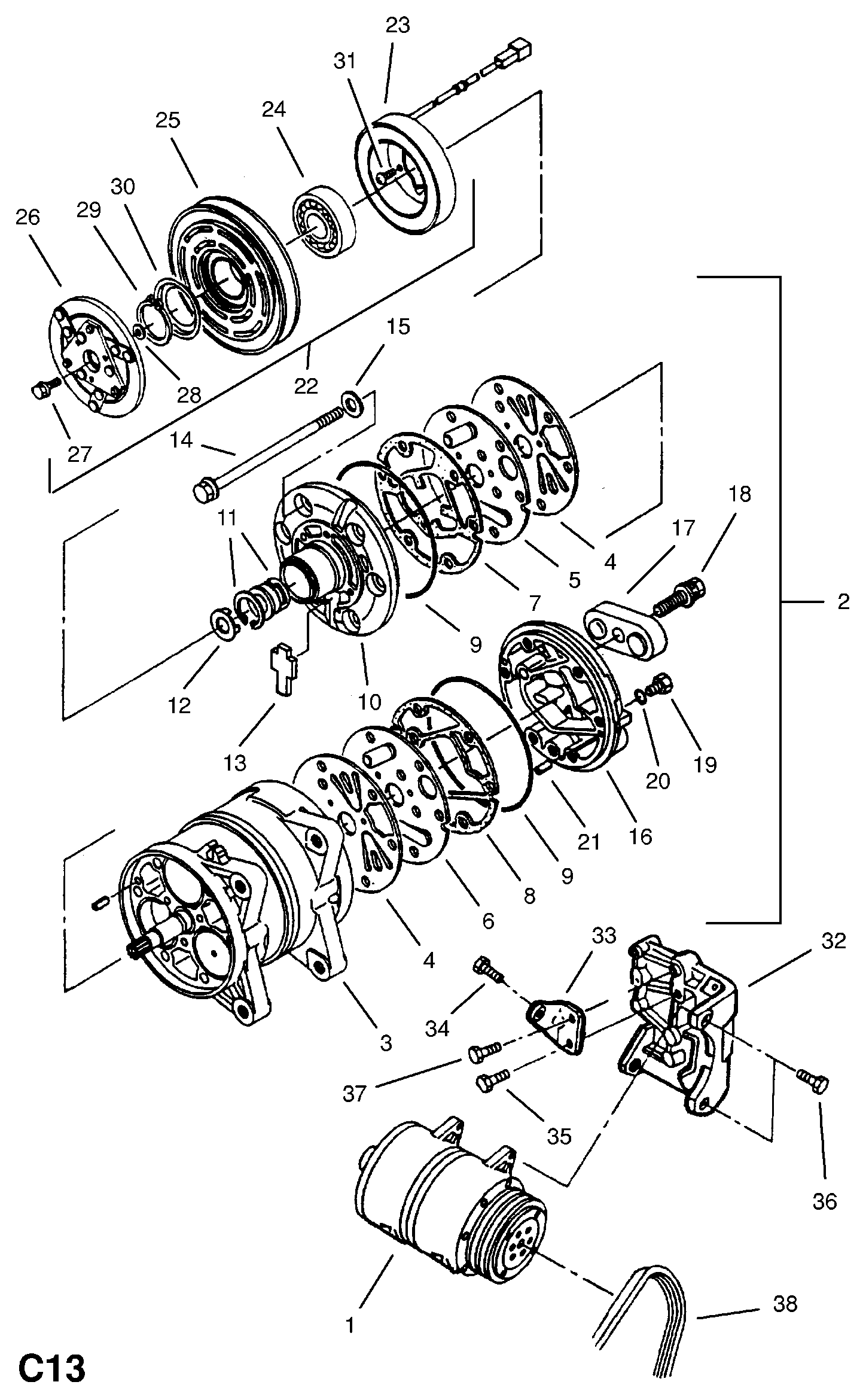 General Motors 1854716 - Ķīļsiksna adetalas.lv