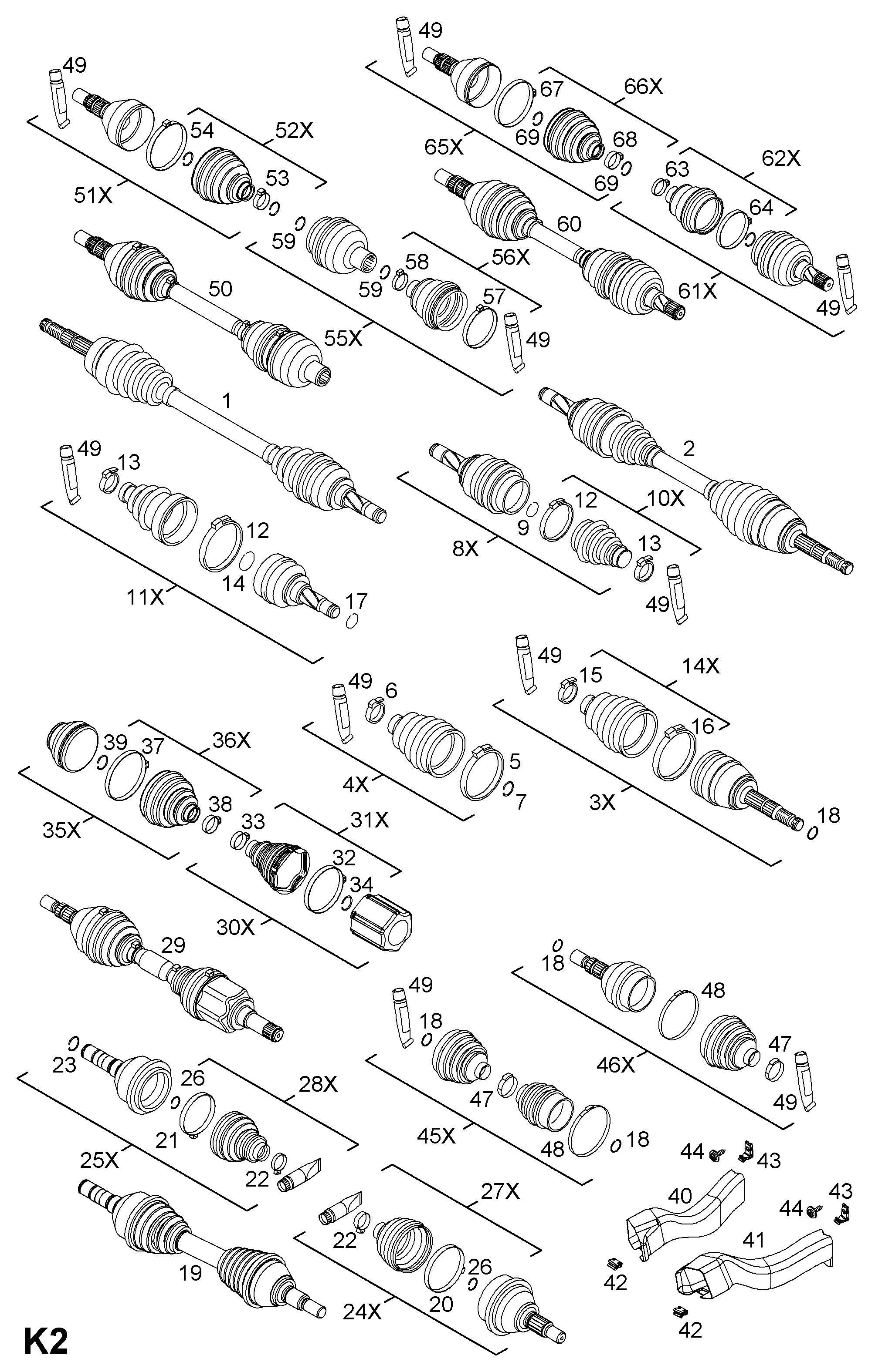 Opel 1603197 - Putekļusargs, Piedziņas vārpsta adetalas.lv