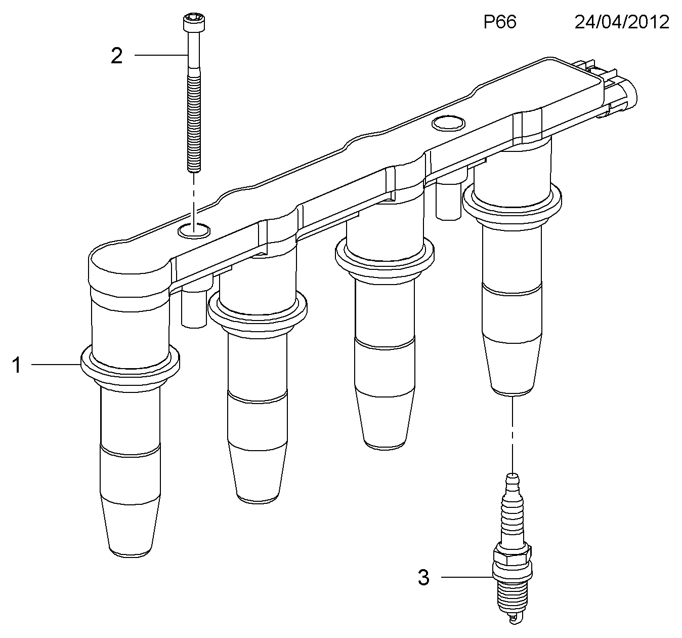 Vauxhall 1208086 - Aizdedzes spole adetalas.lv