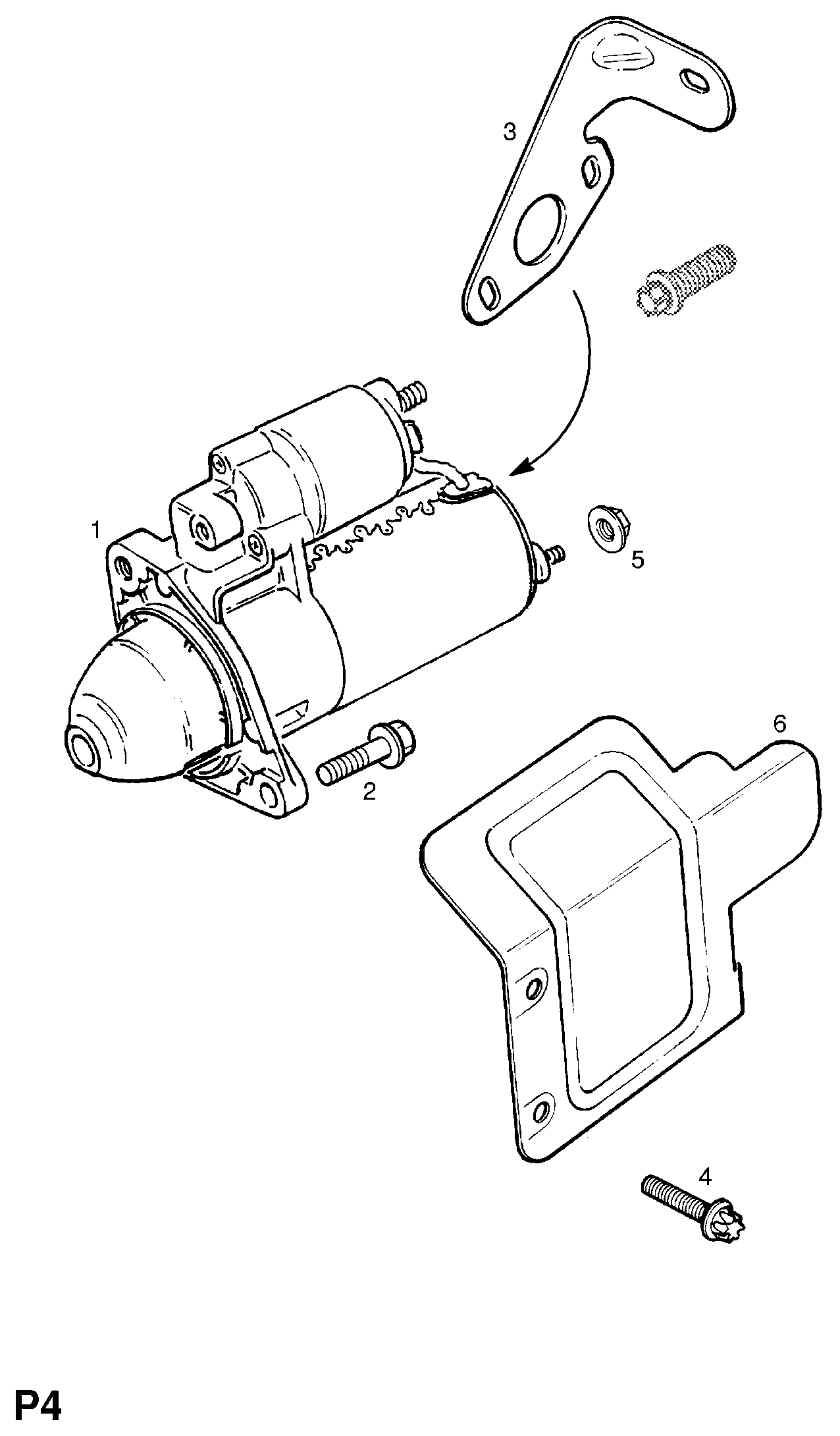 Opel 6202039 - Starteris adetalas.lv