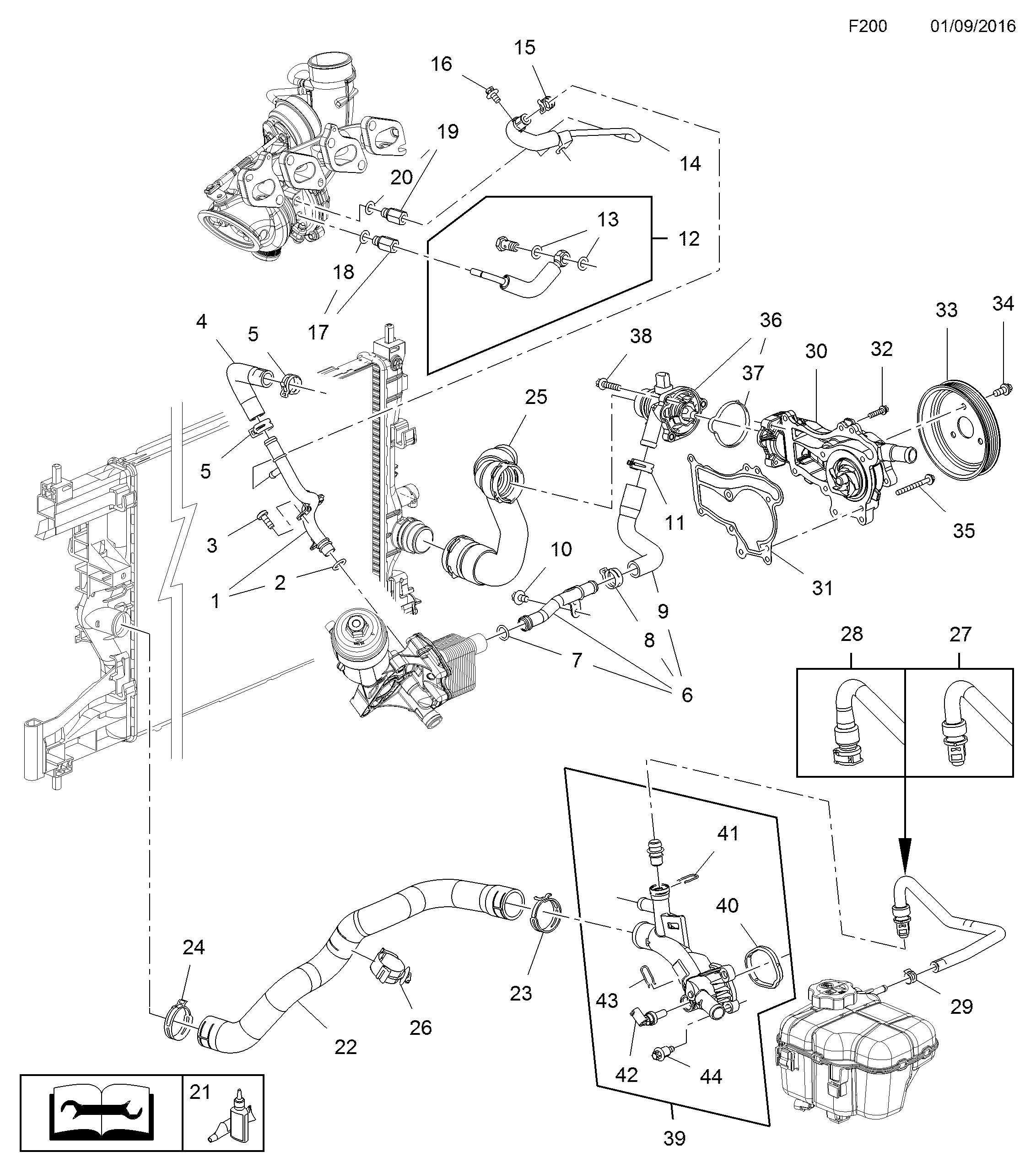 Opel 1338030 - Termostats, Dzesēšanas šķidrums adetalas.lv