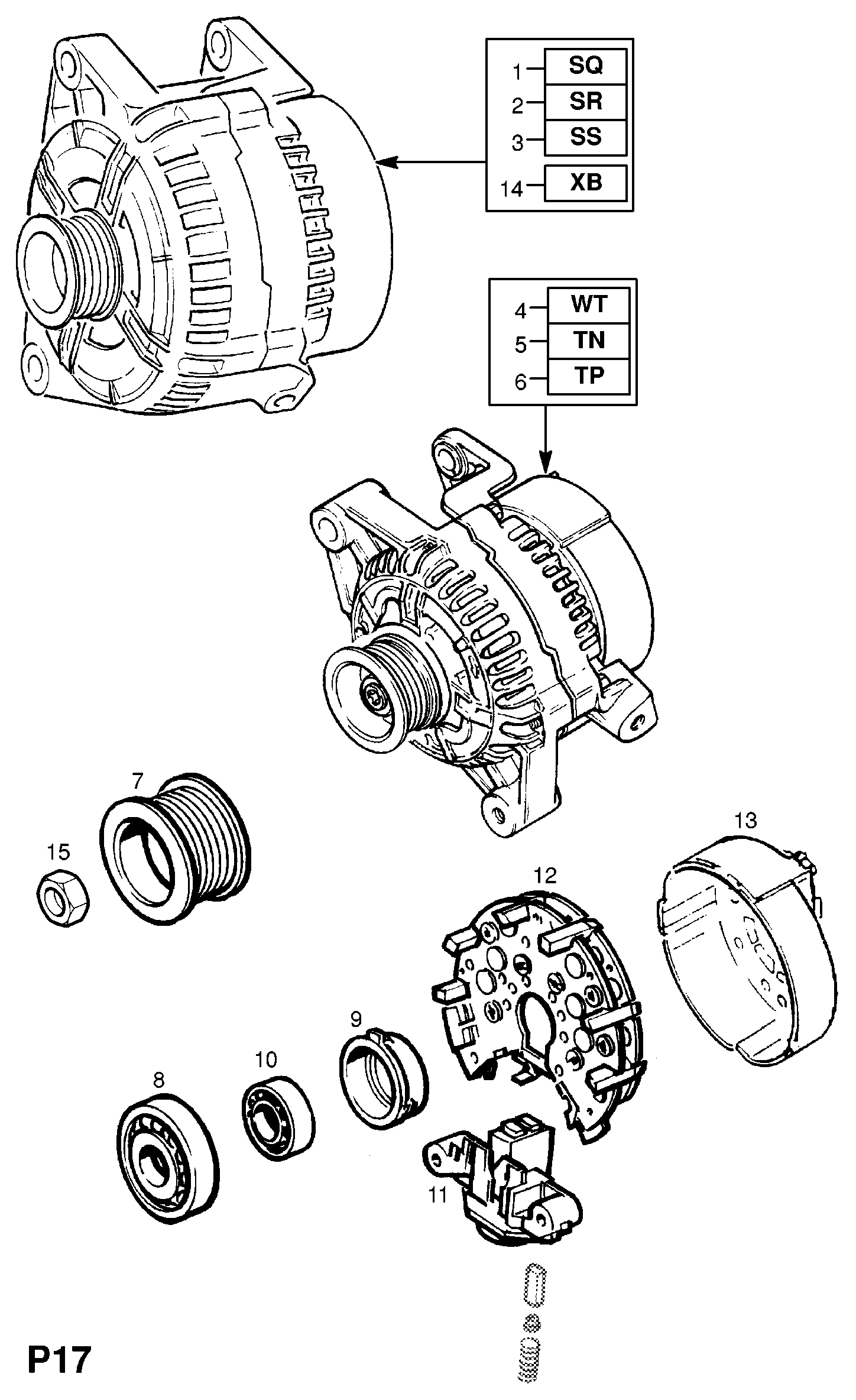 General Motors 6204105 - Ģenerators adetalas.lv