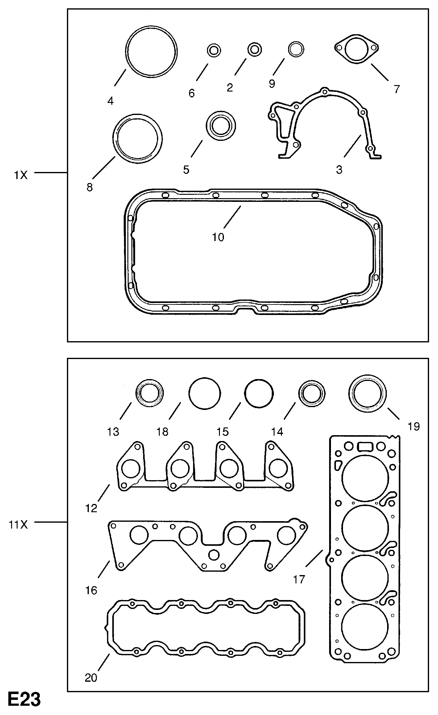 Opel 6 52 587 - Blīve, Eļļas vācele adetalas.lv