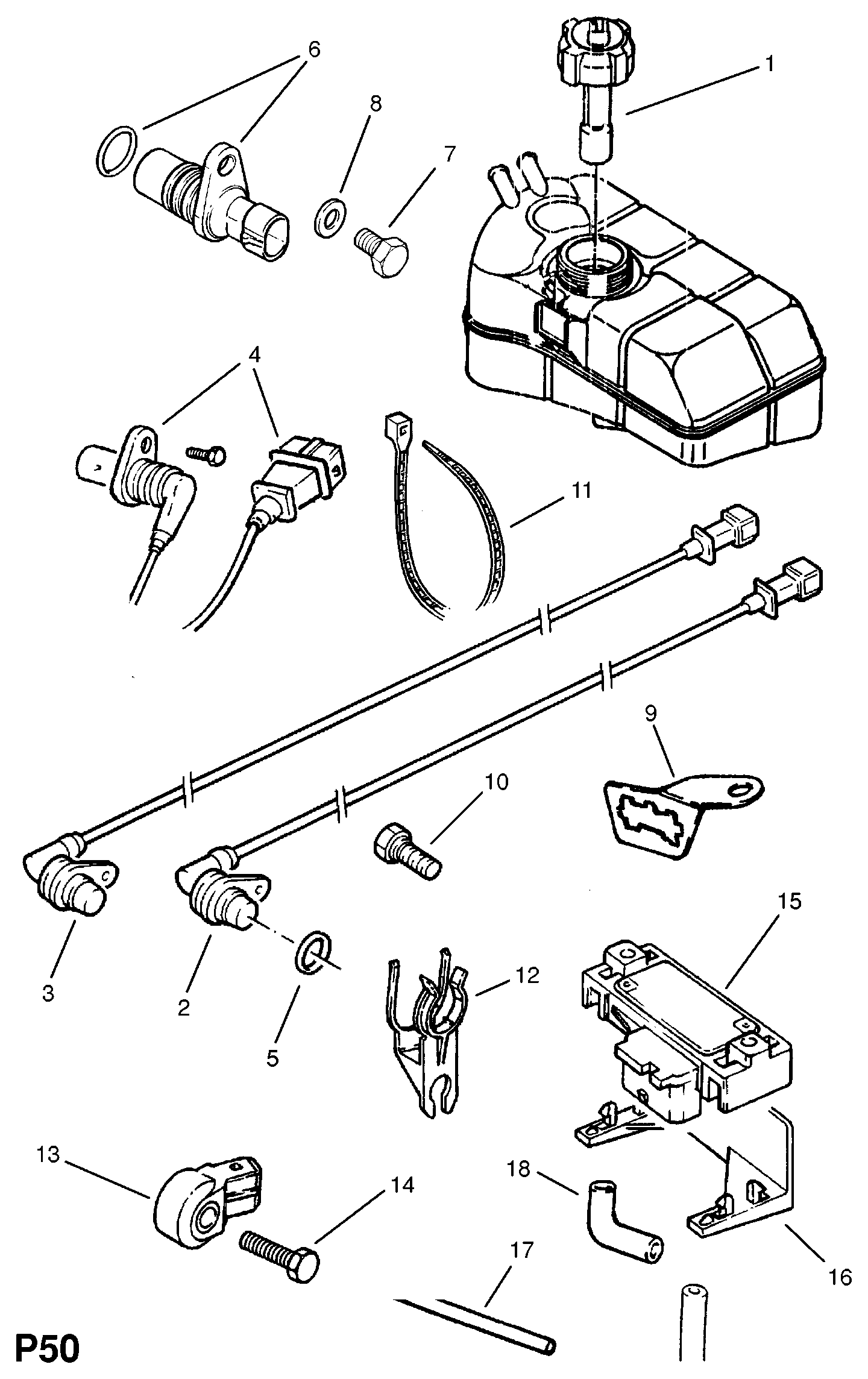 Vauxhall 12 38 358 - Impulsu devējs, Kloķvārpsta adetalas.lv