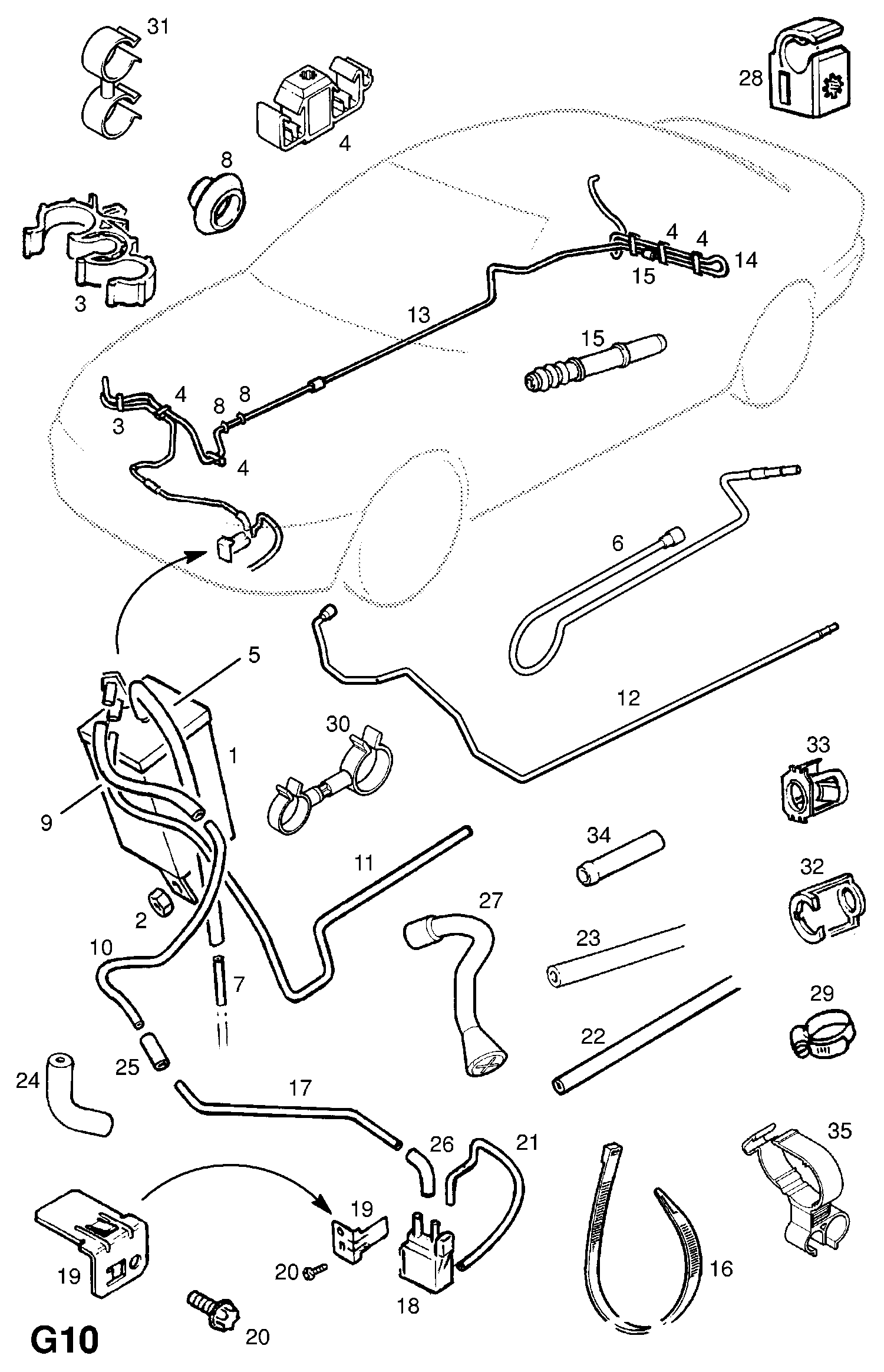 DEX 2064.157 - Bremžu loku komplekts adetalas.lv