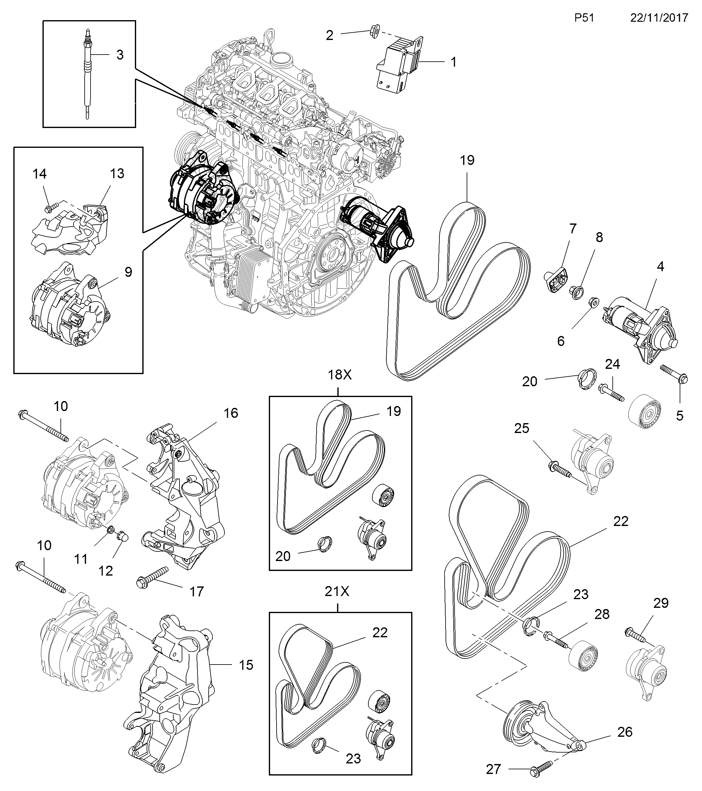 Opel 1202395 - Starteris adetalas.lv