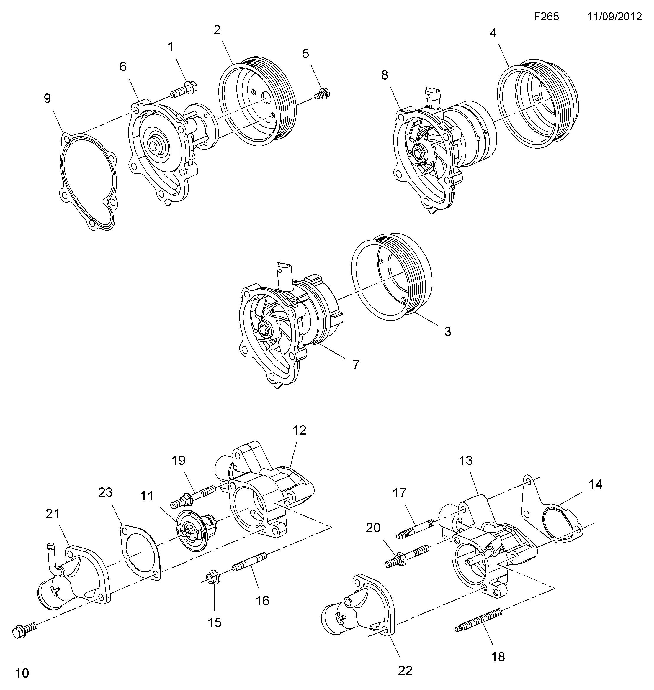 Opel 13 38 276 - Termostats, Dzesēšanas šķidrums adetalas.lv