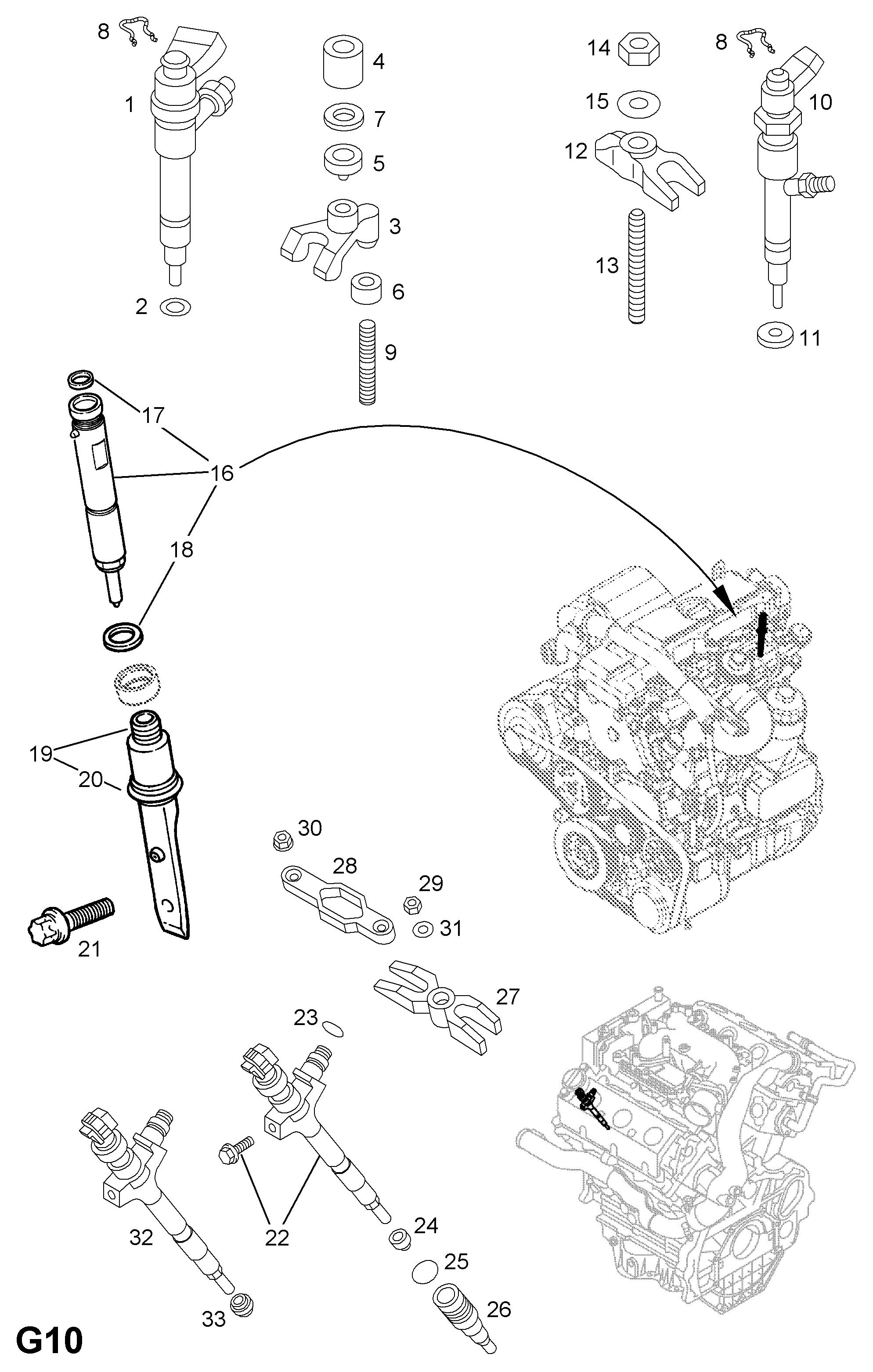 Opel 58 21 761 - Blīvgredzens, Sprauslas kanāls adetalas.lv