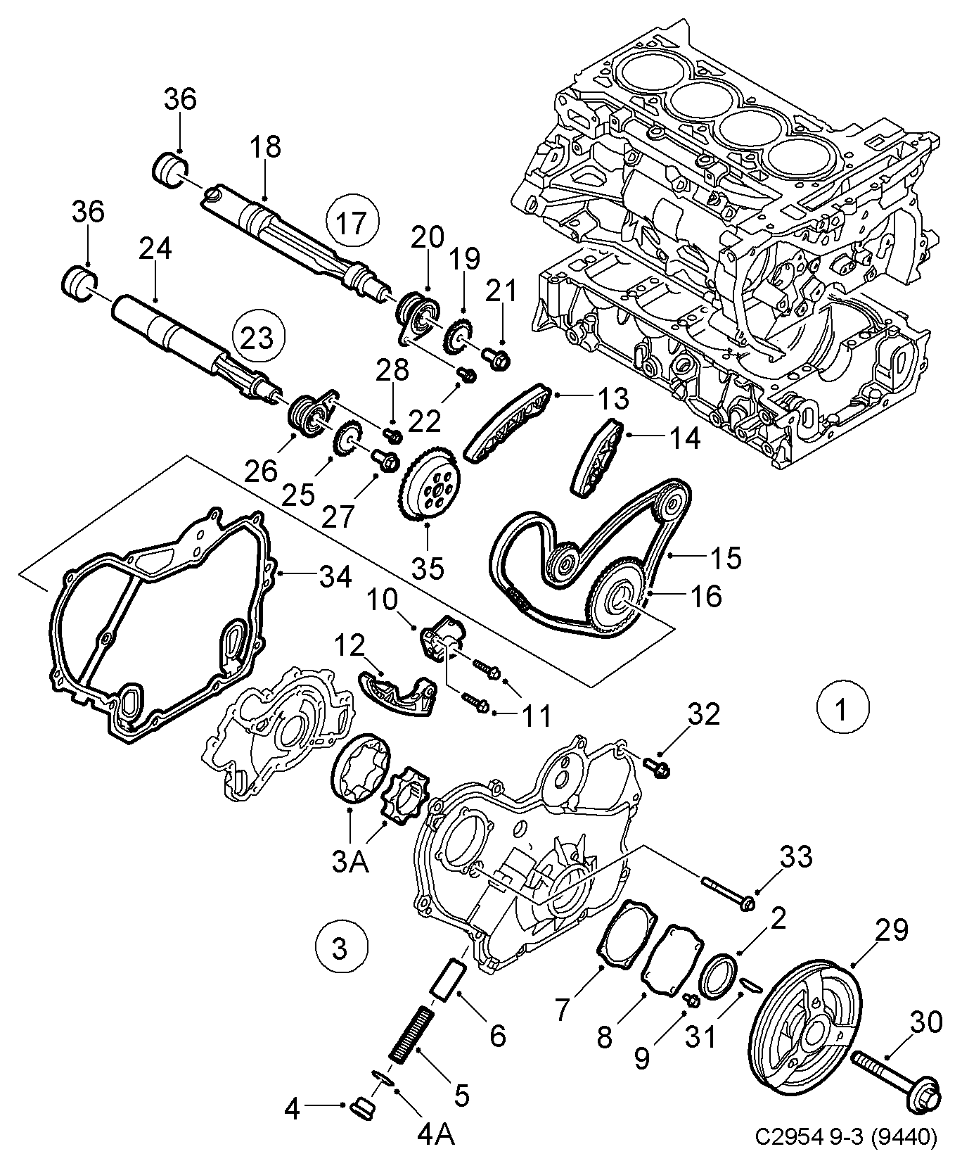 Vauxhall 55354439 - Sadales vārpstas piedziņas ķēdes komplekts adetalas.lv