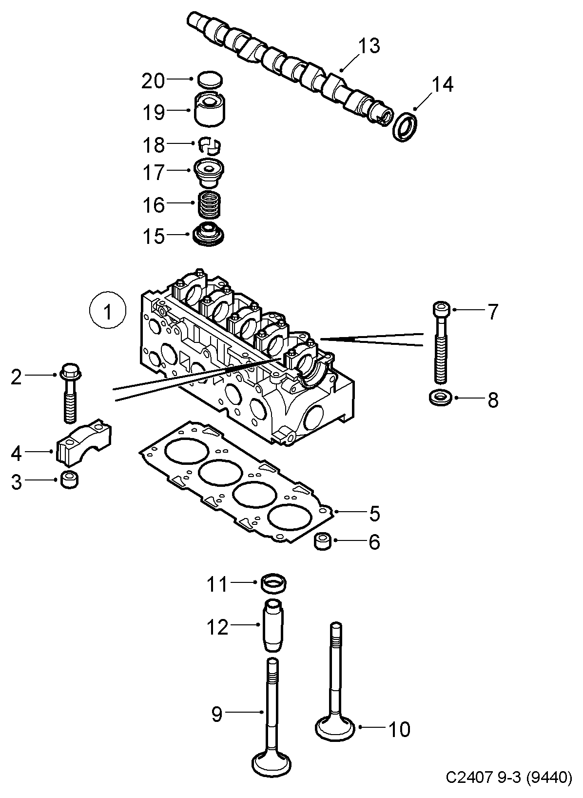 Alfa Romeo 93178530 - Vārpstas blīvgredzens, Sadales vārpsta adetalas.lv