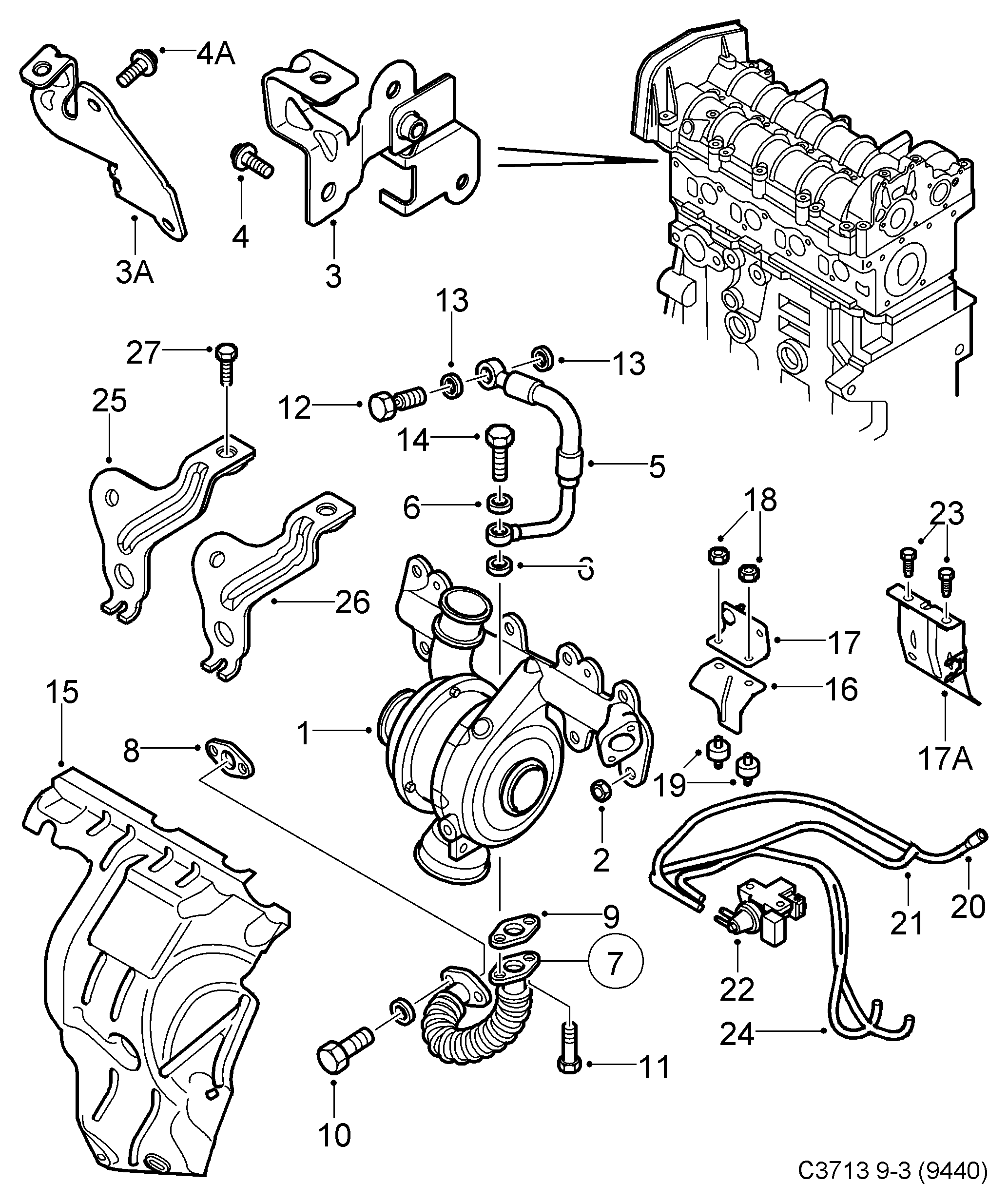 Vauxhall 93192073 - Kompresors, Turbopūte adetalas.lv