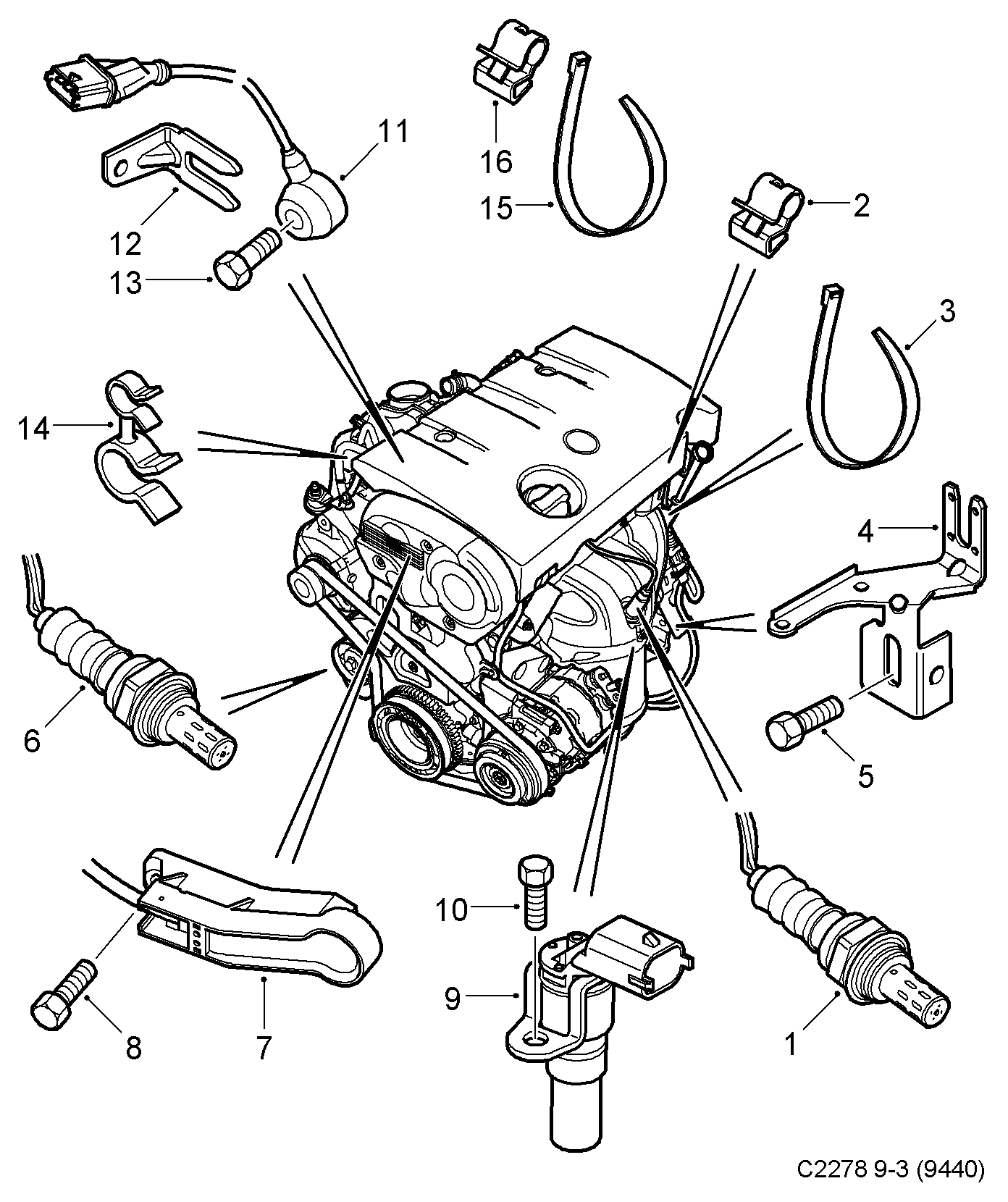 General Motors 9158718 - Lambda zonde adetalas.lv