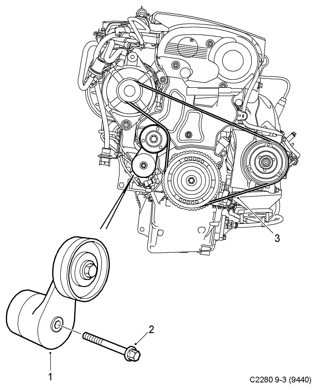 Opel 93172363 - Ķīļrievu siksna adetalas.lv