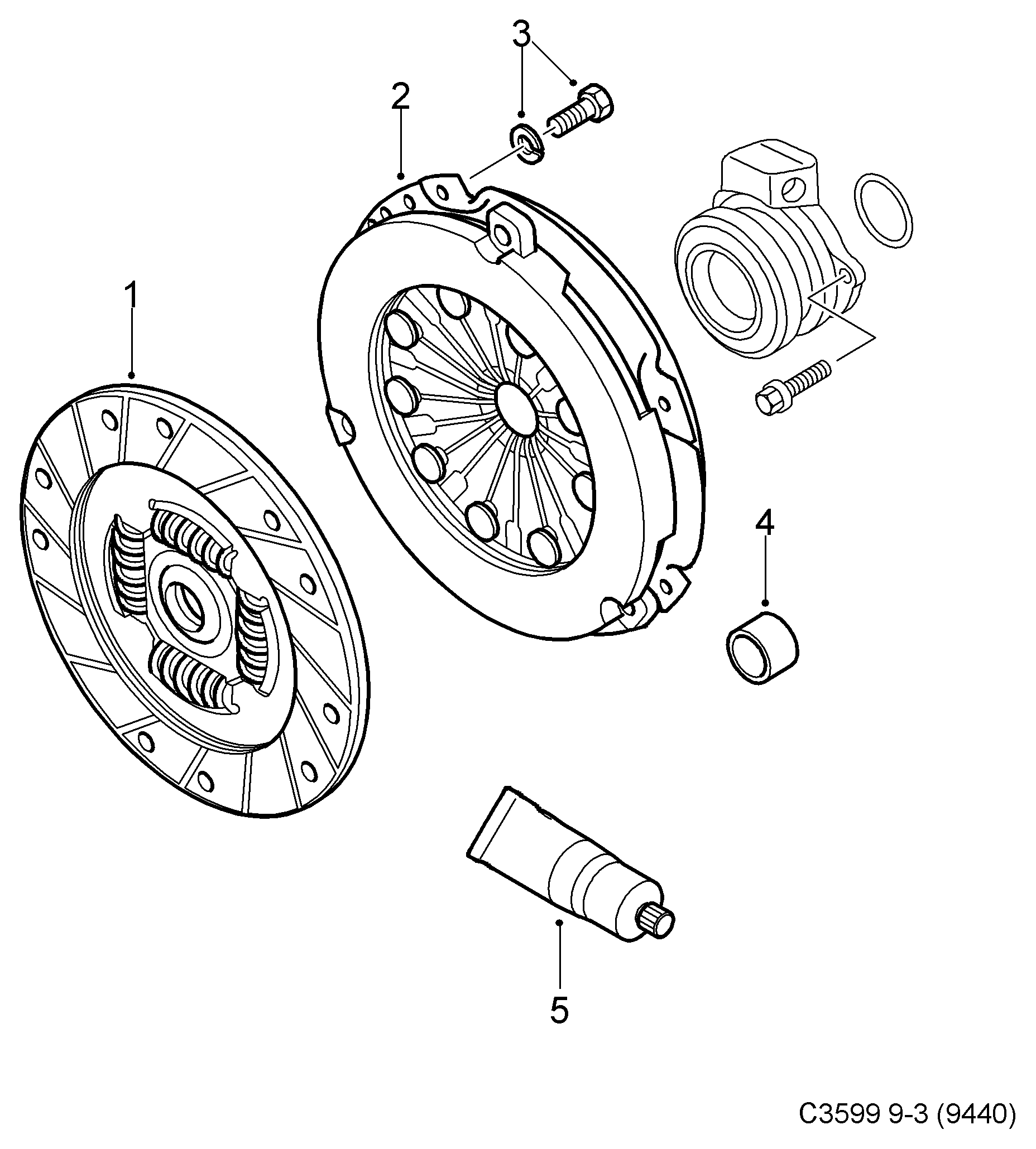 SAAB 55 556 349 - Sajūga piespiedējdisks adetalas.lv