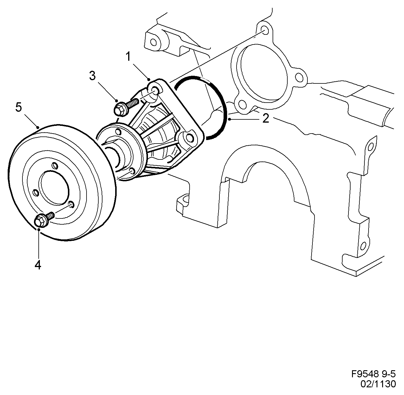 Opel 4770970 - Ūdenssūknis adetalas.lv