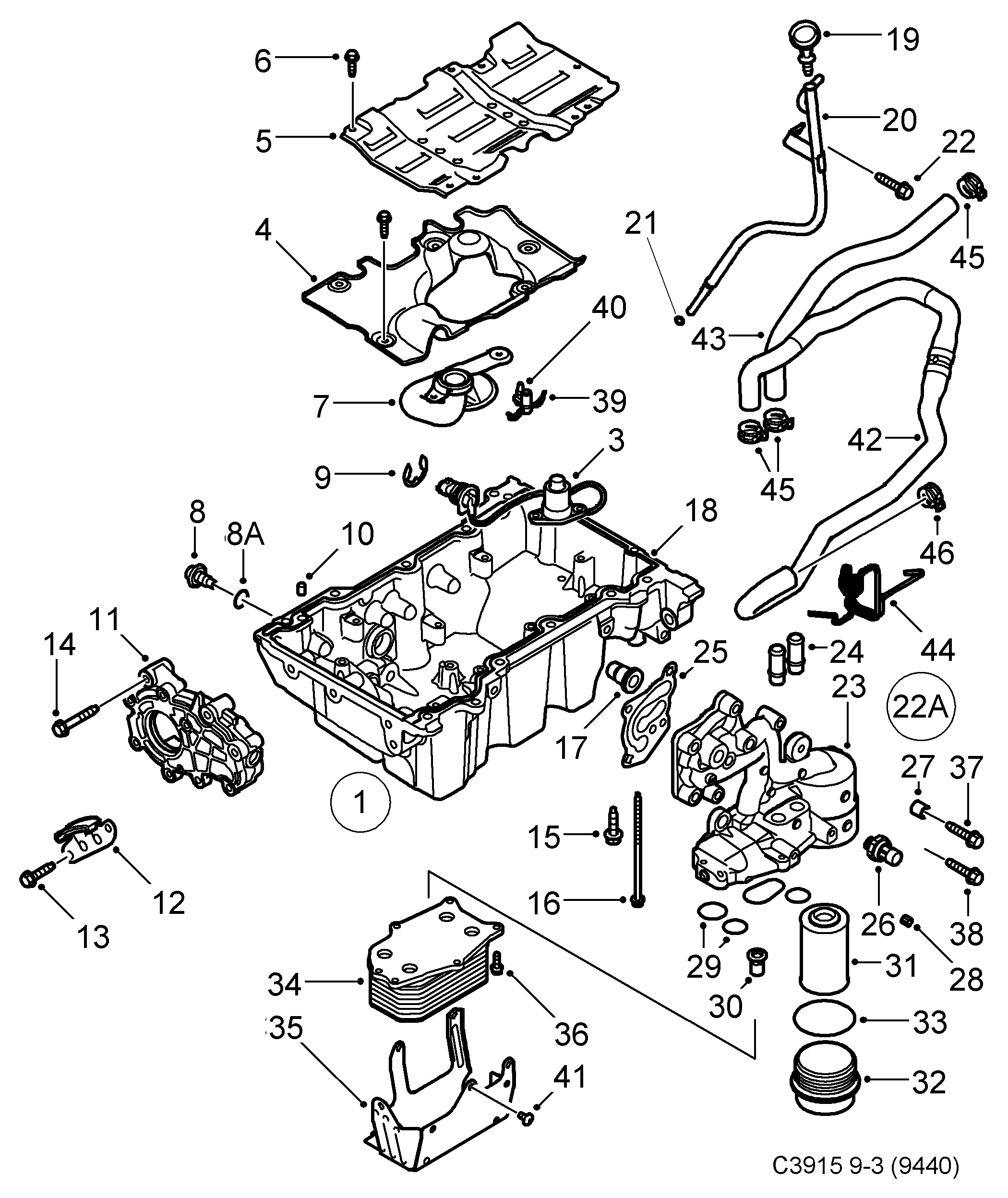 Vauxhall 11519408 - Korķis, Eļļas vācele adetalas.lv