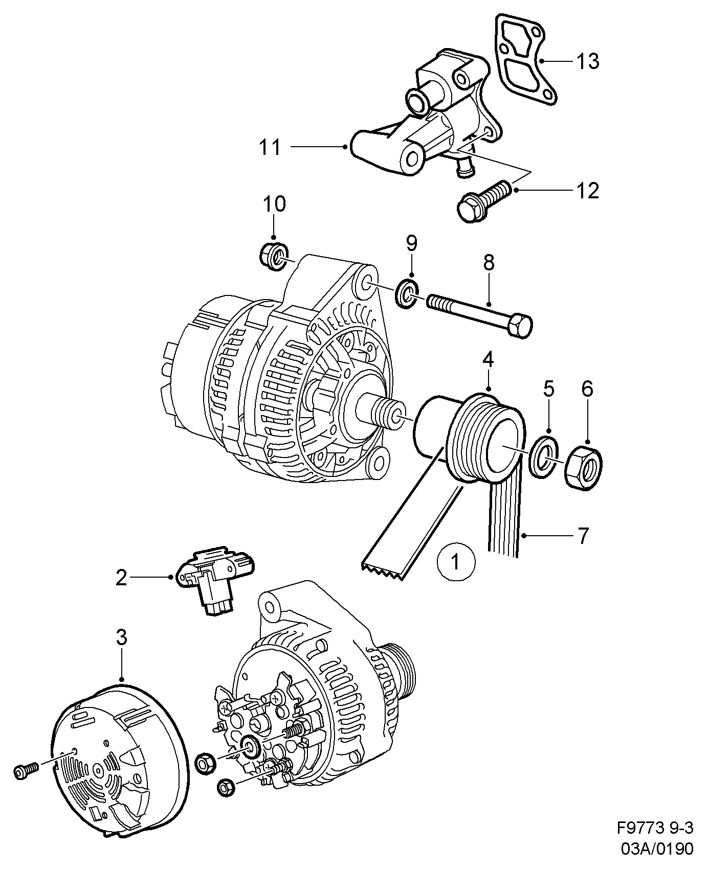 SAAB 47 37 151 - Ģeneratora sprieguma regulators adetalas.lv