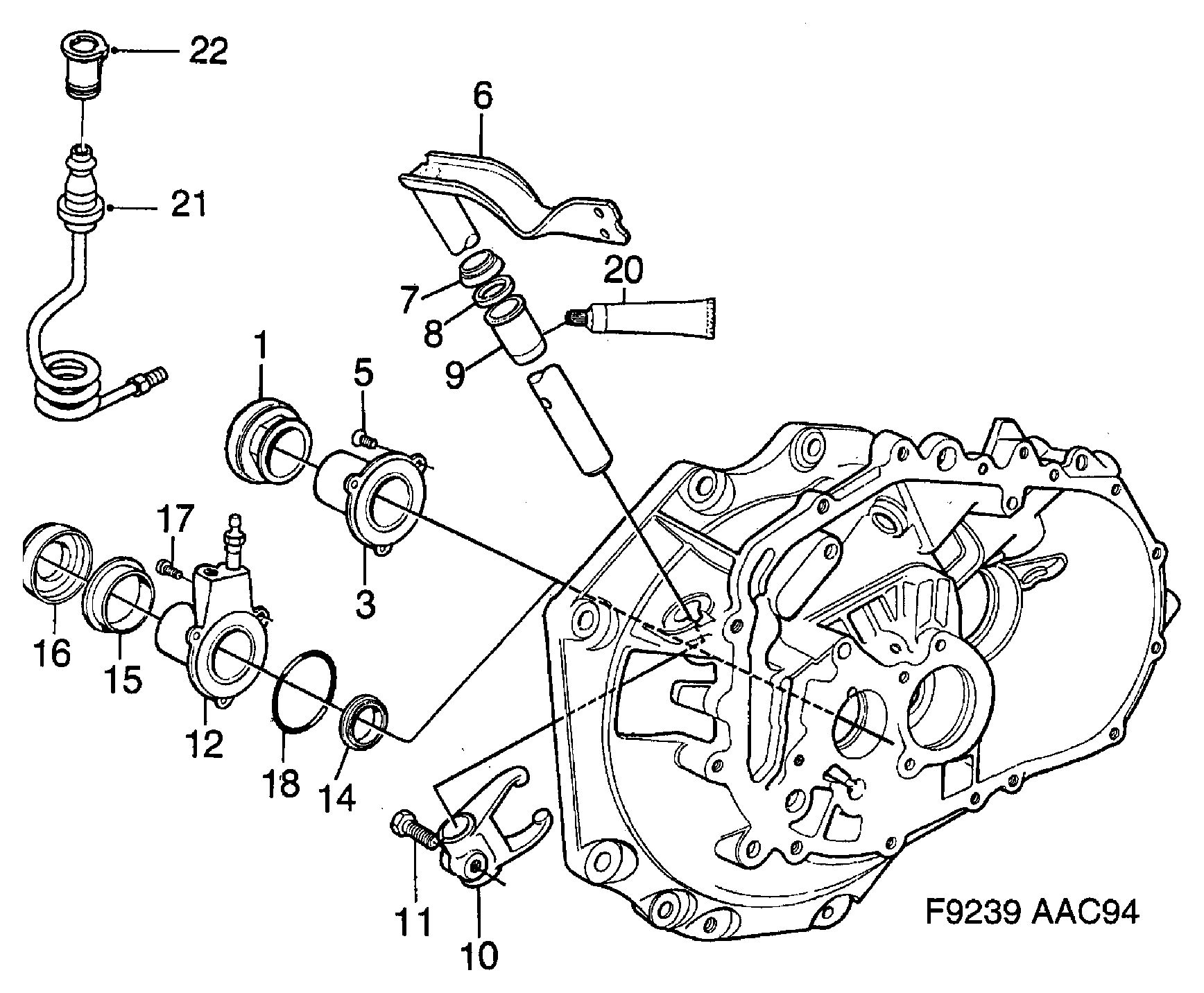 SAAB 87 32 232 - Izspiedējgultnis adetalas.lv