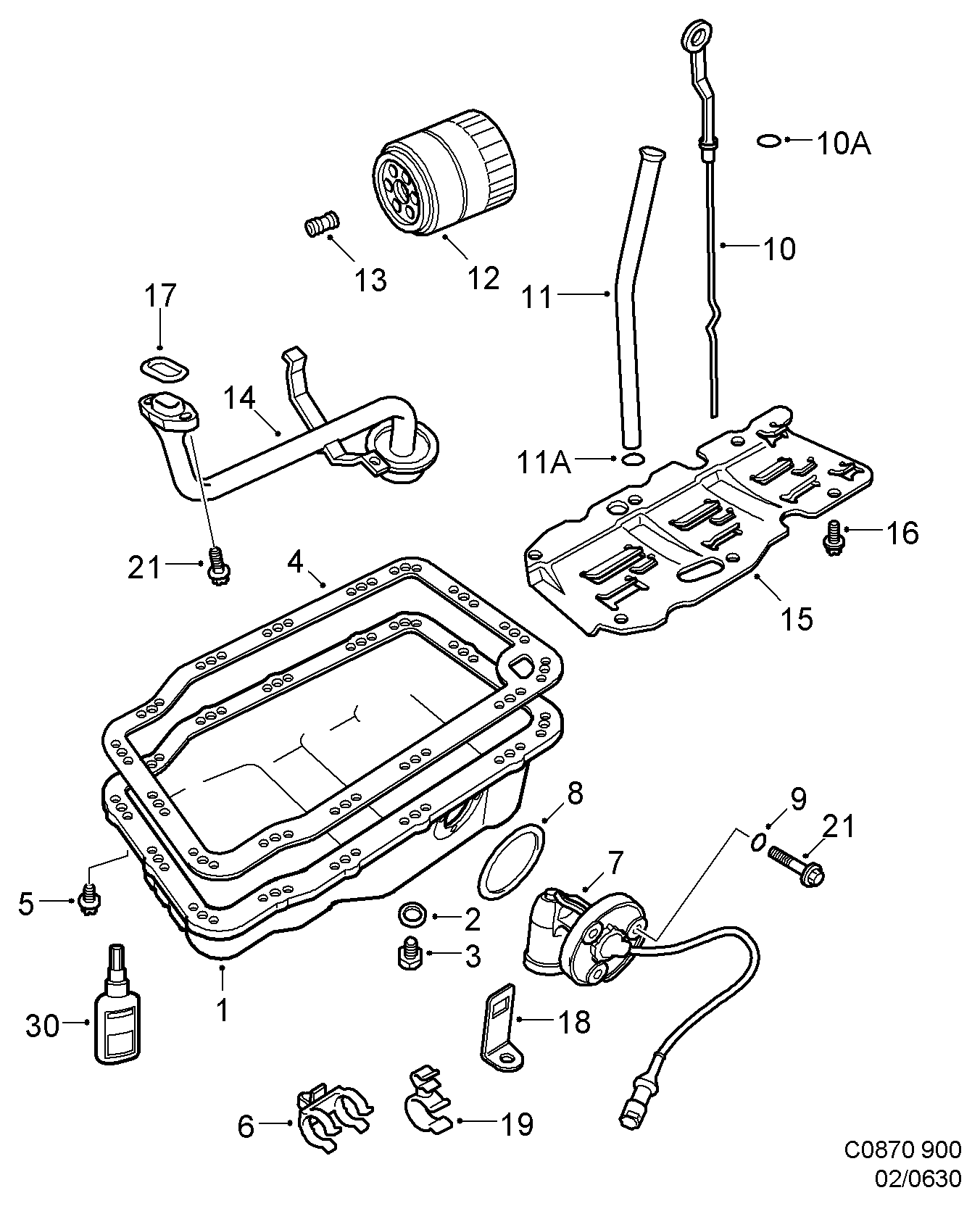 SAAB 4502696 - Eļļas filtrs adetalas.lv