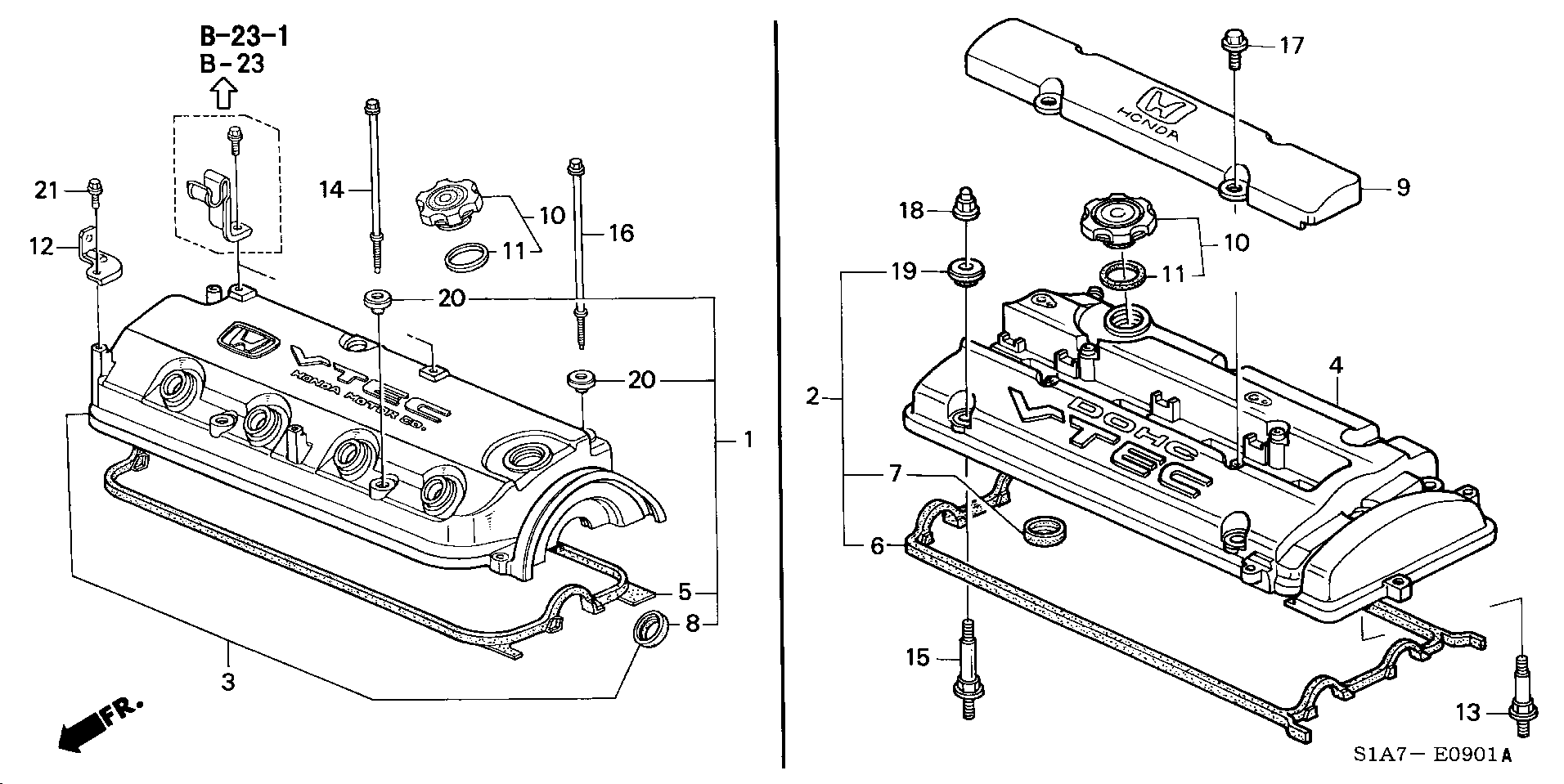 Honda 90442-P0A-000 - Blīve adetalas.lv