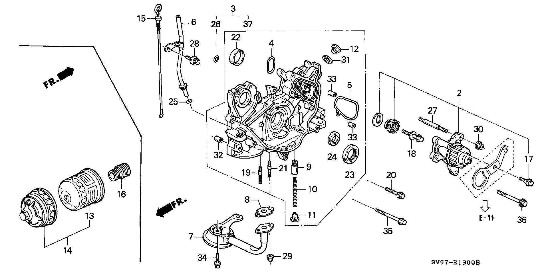 Honda 15400-PR3-004 - Eļļas filtrs adetalas.lv