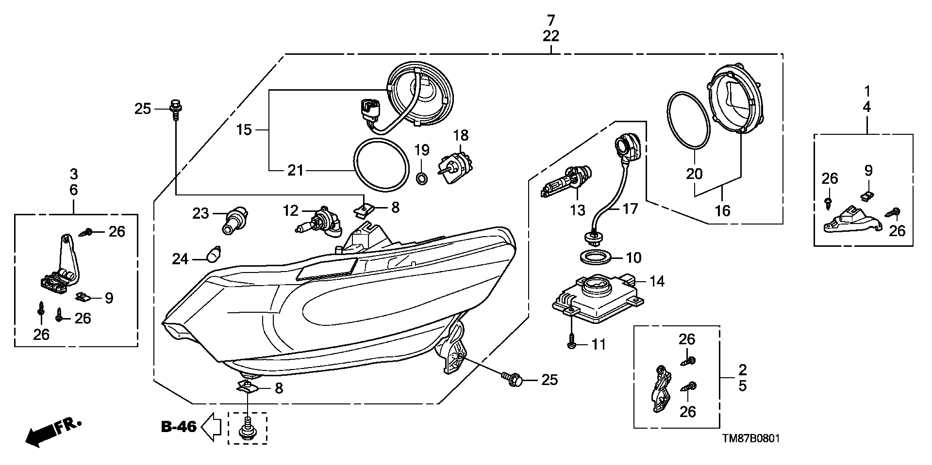 Honda 33116ST7003 - Kvēlspuldze, Pamatlukturis adetalas.lv