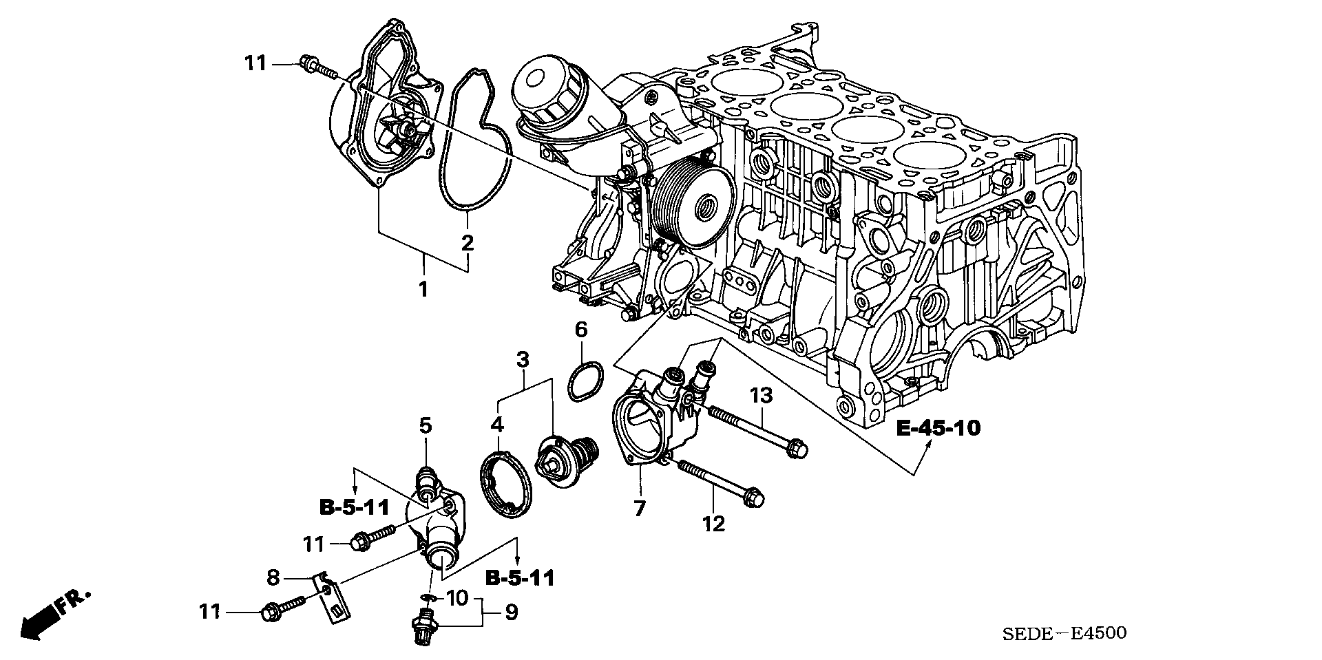 Honda 19320-RBD-E00 - Termostats, Dzesēšanas šķidrums adetalas.lv