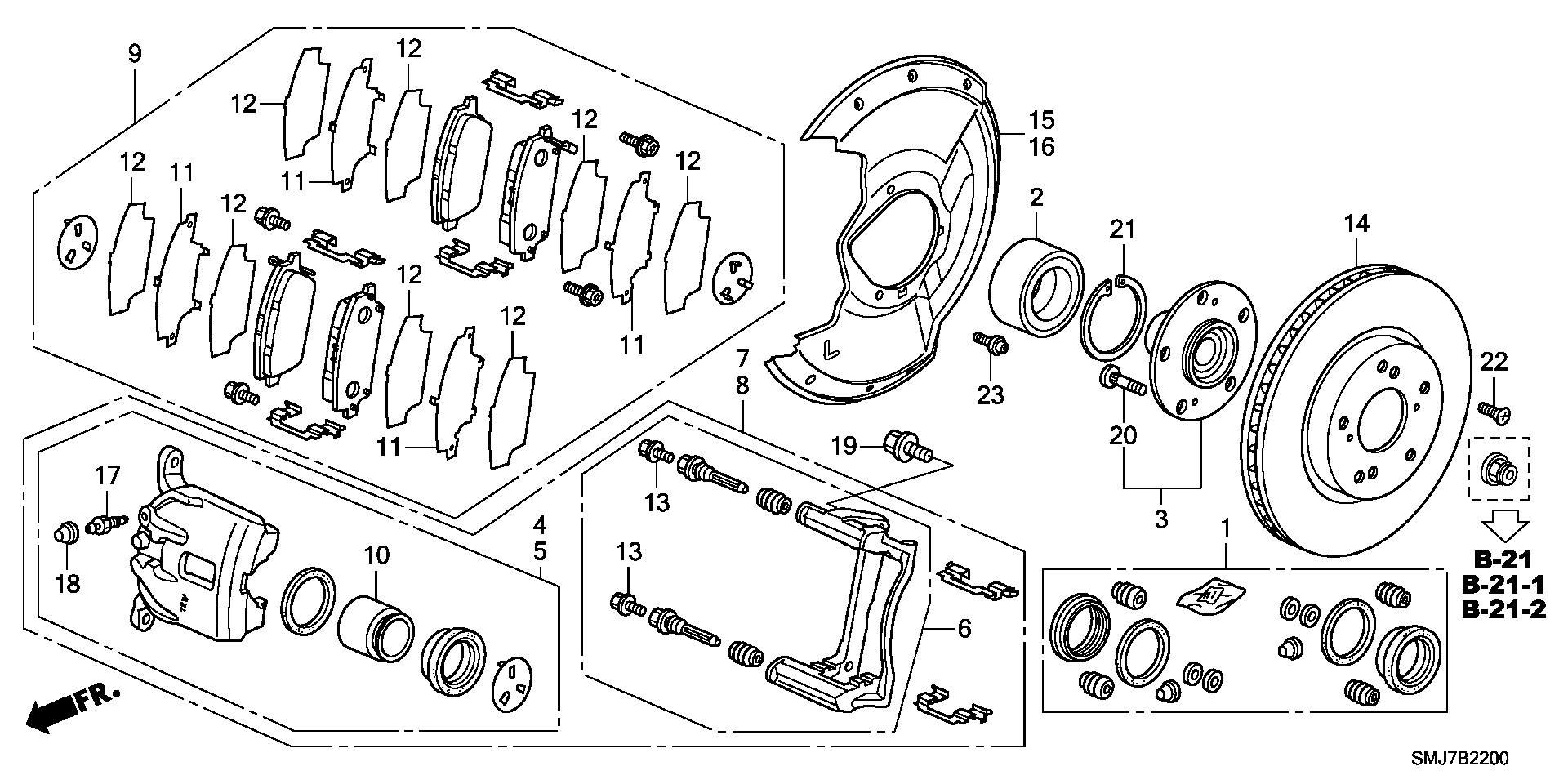 Honda 45251-SMG-E31 - Bremžu diski adetalas.lv