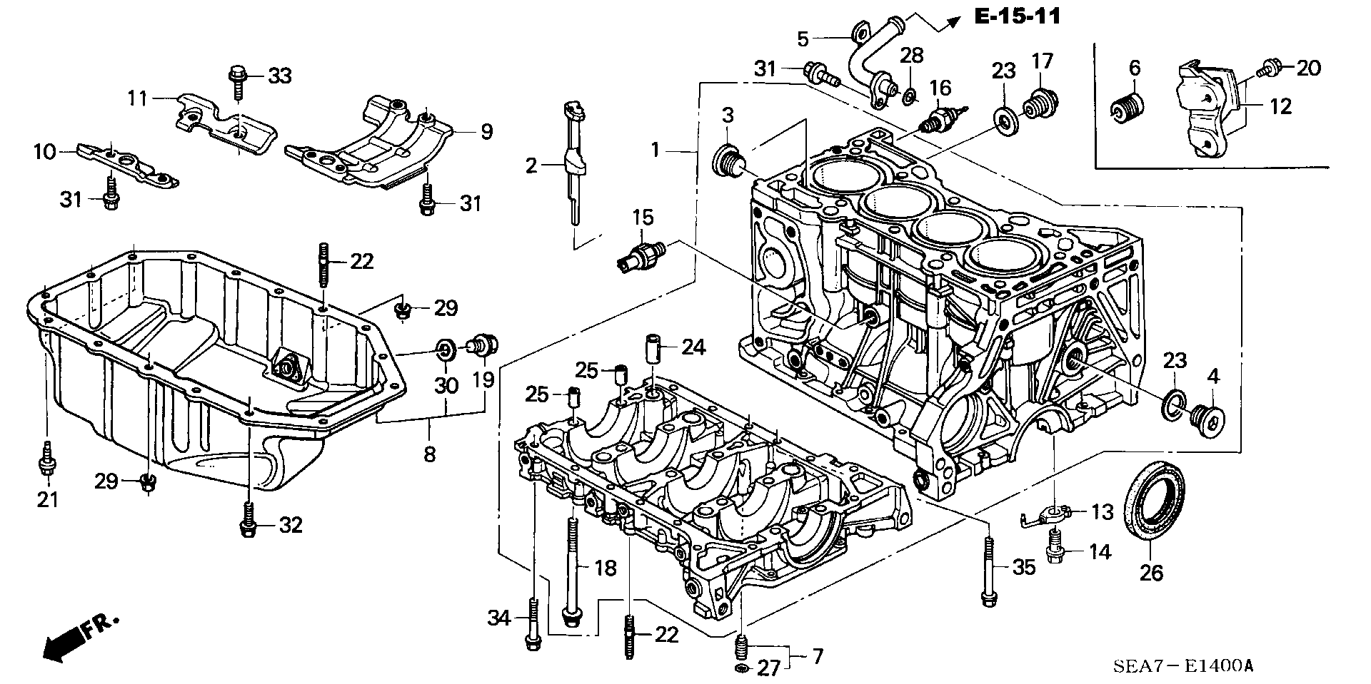 Honda 91214-PWA-003 - Vārpstas blīvgredzens, Kloķvārpsta adetalas.lv