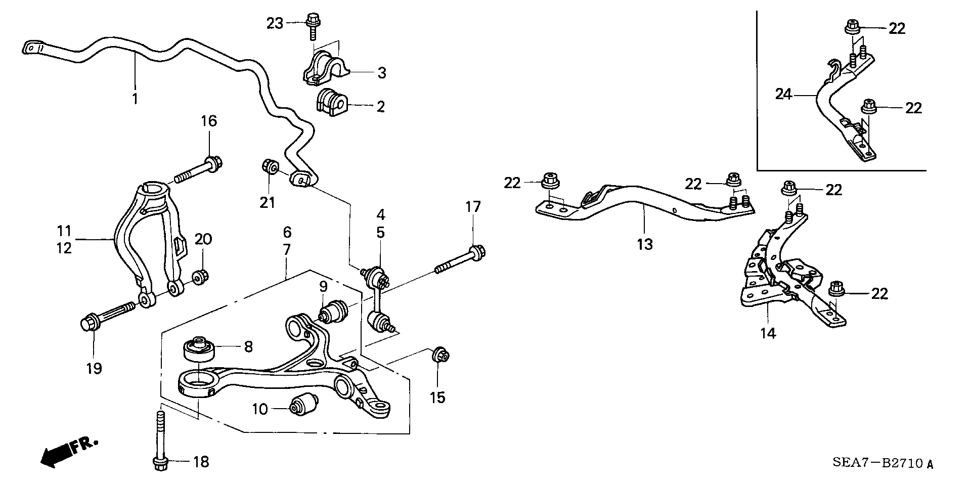 ACURA 51321SEAE01 - Stiepnis / Atsaite, Stabilizators adetalas.lv