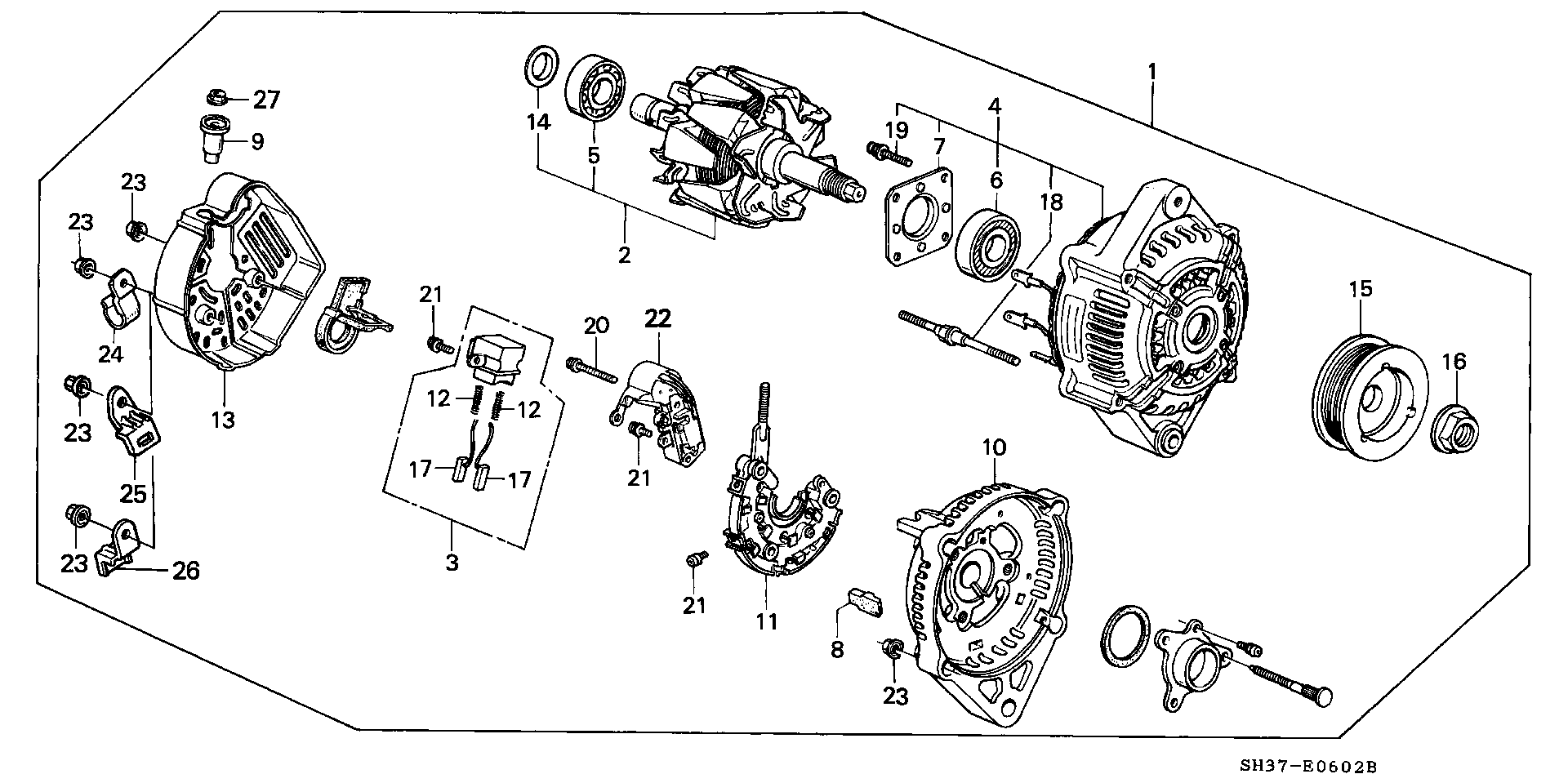 Honda 31 100-PW1-G01 - Ģenerators adetalas.lv