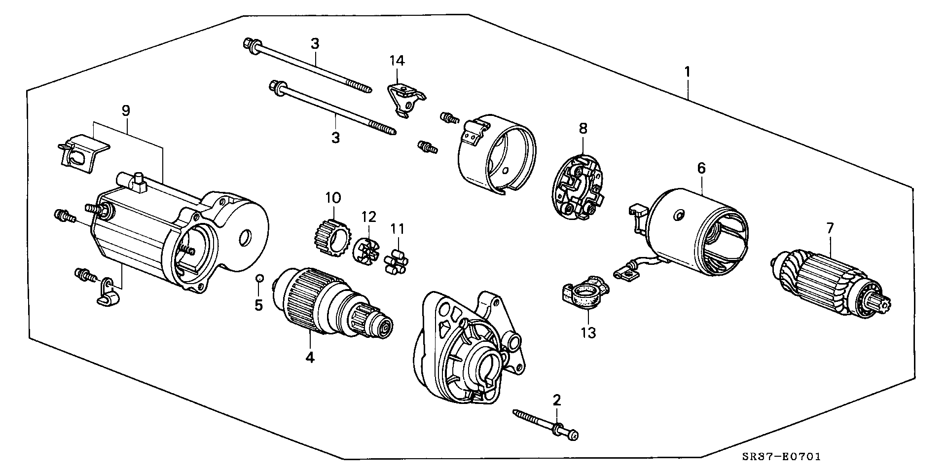 Honda 31204657671 - Zobrats, Starteris adetalas.lv