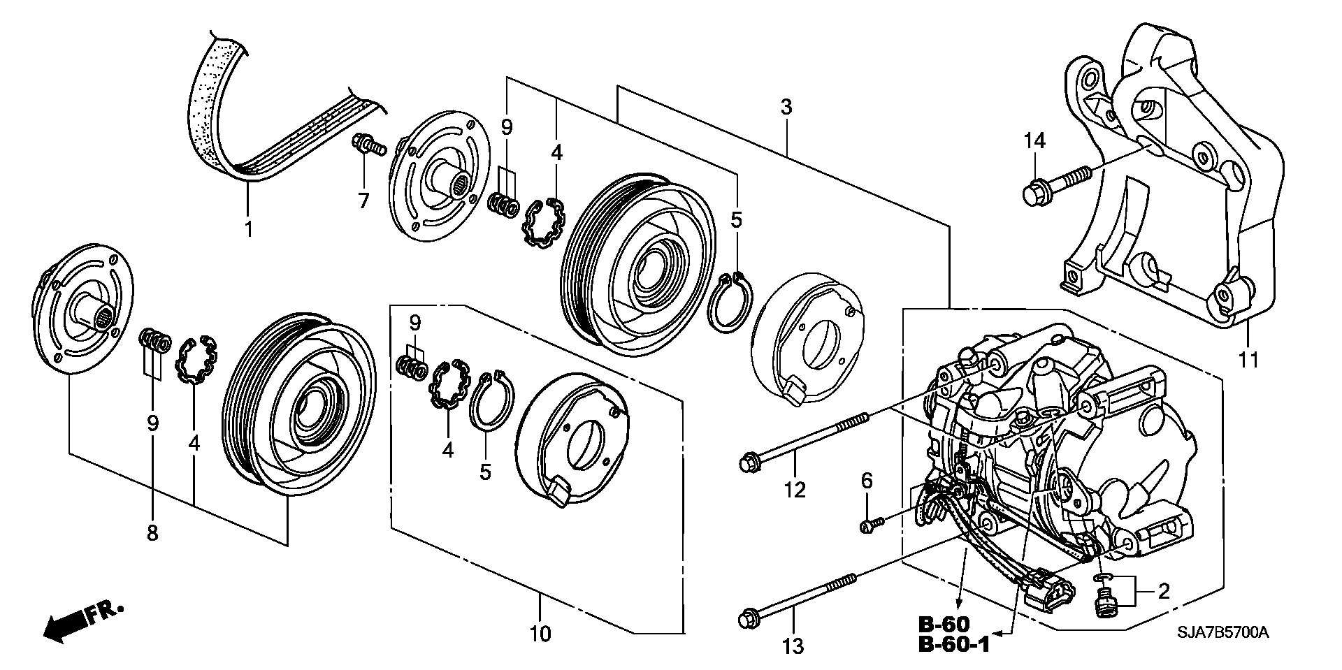 Honda 38920-RCA-A01 - Ķīļrievu siksna adetalas.lv