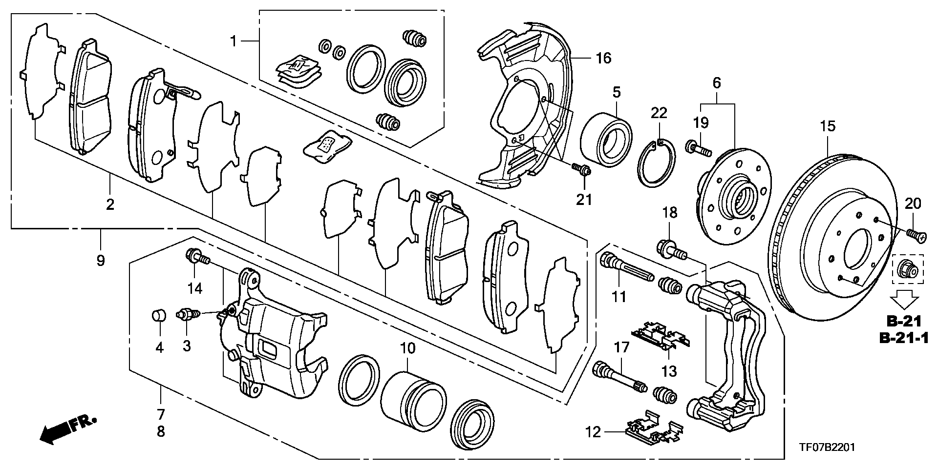 Honda 94520-75000 - Riteņa rumbas gultņa komplekts adetalas.lv