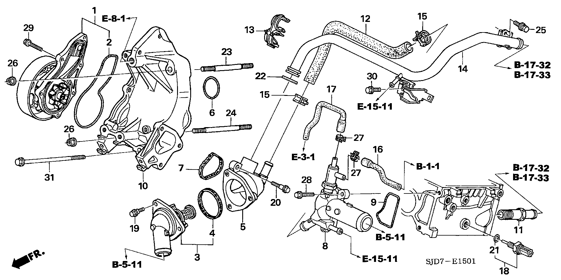 Honda 19322-PNA-003 - Blīve, Termostata korpuss adetalas.lv