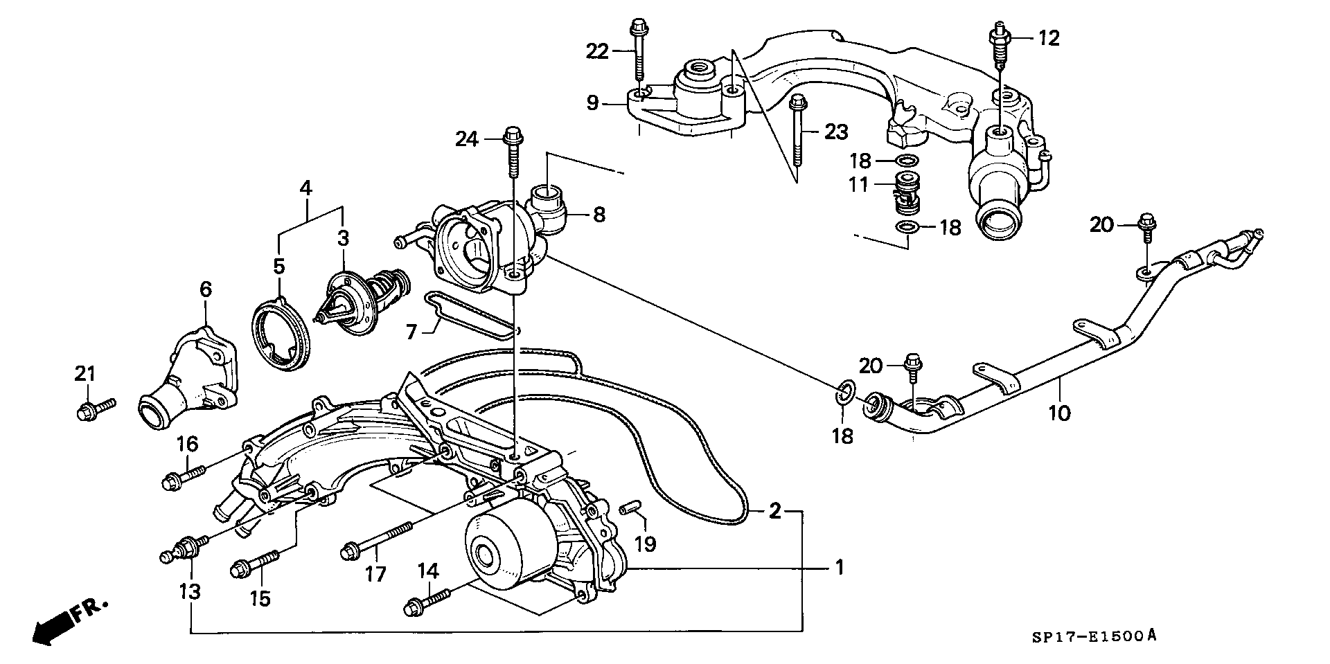 Honda 19300-PR7-A01 - Termostats, Dzesēšanas šķidrums adetalas.lv