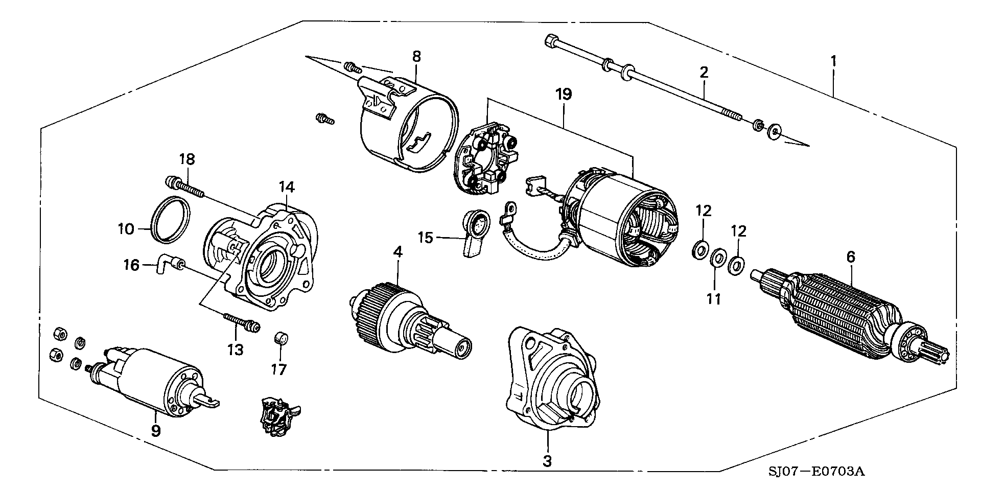 Honda 31210PD2026 - Ievilcējrelejs, Starteris adetalas.lv