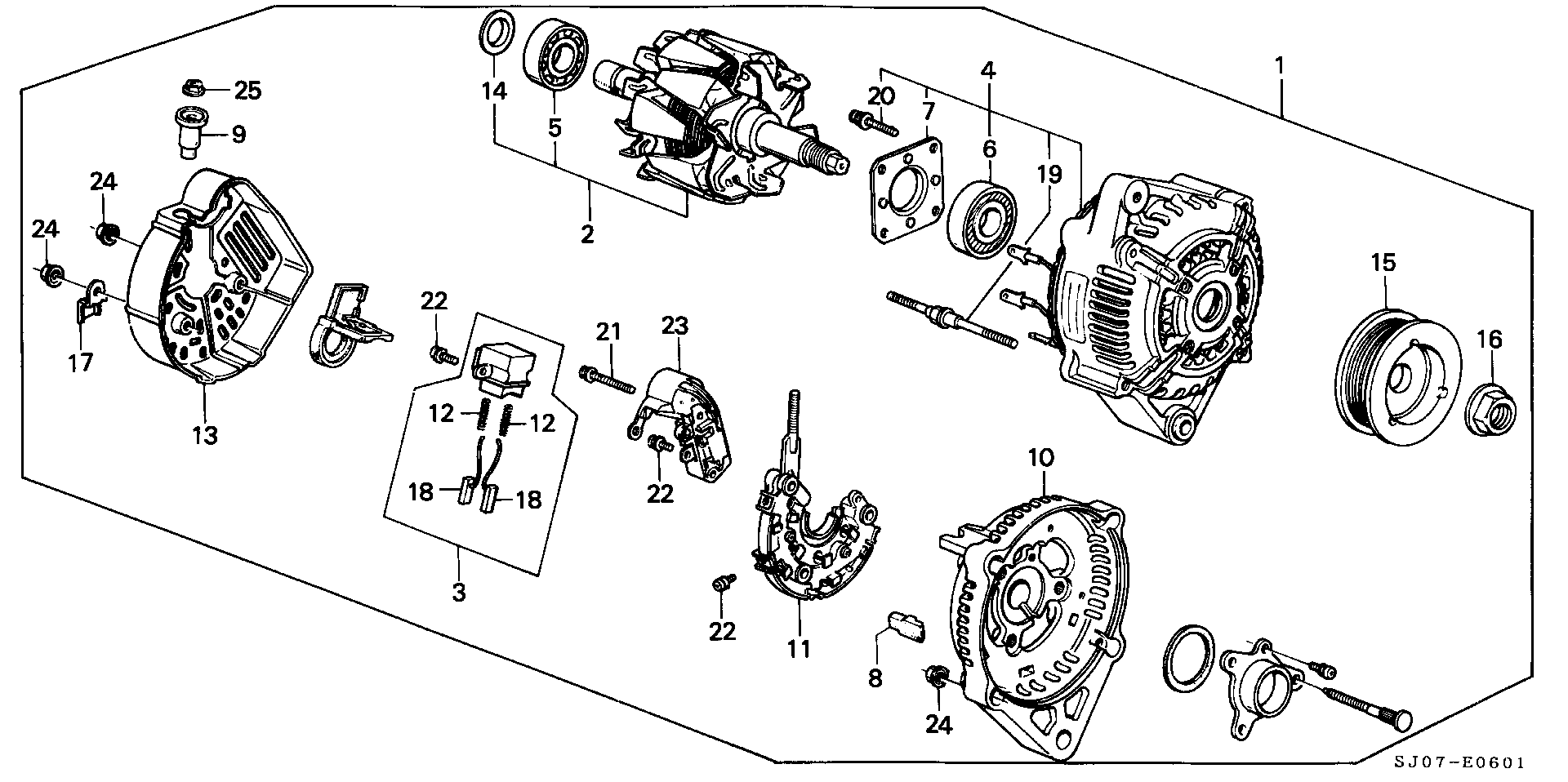 Honda 31 100-PH1-024 - Ģenerators adetalas.lv