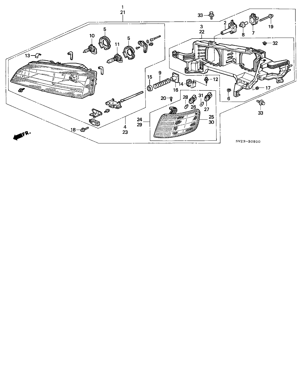 Honda 33115-SH3-A01 - Kvēlspuldze, Miglas lukturis adetalas.lv