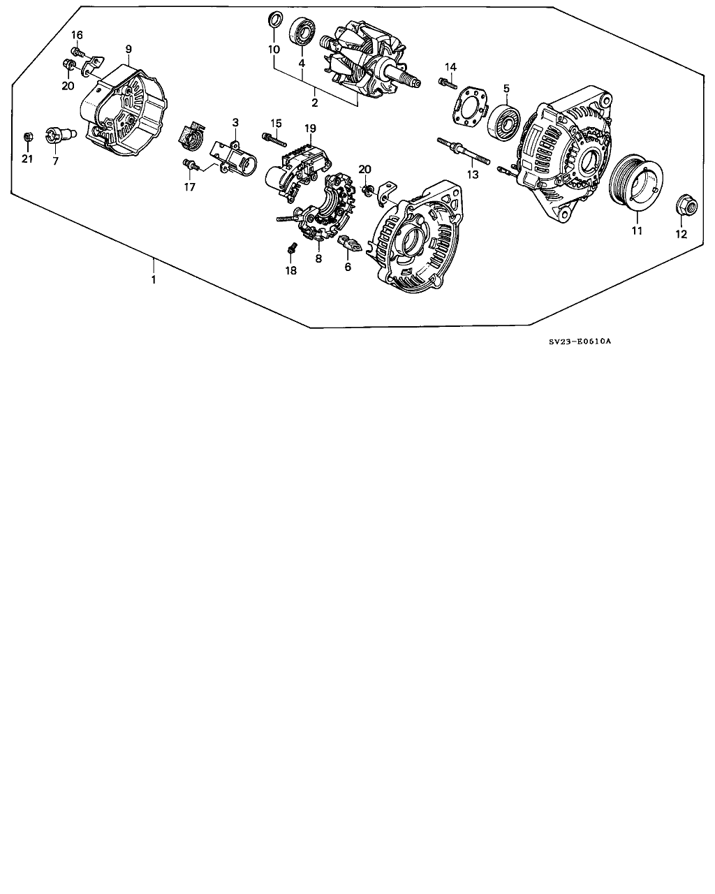 Honda 31101-PV1-A01 - Rotors, Ģenerators adetalas.lv