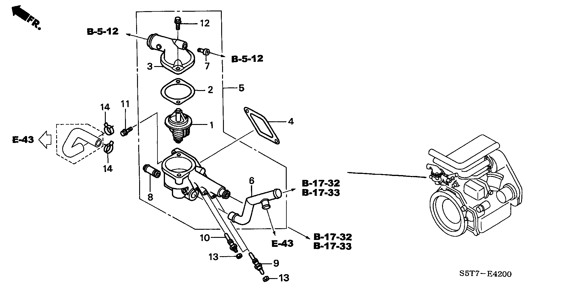 Honda 19301-PLZ-D00 - Termostats, Dzesēšanas šķidrums adetalas.lv