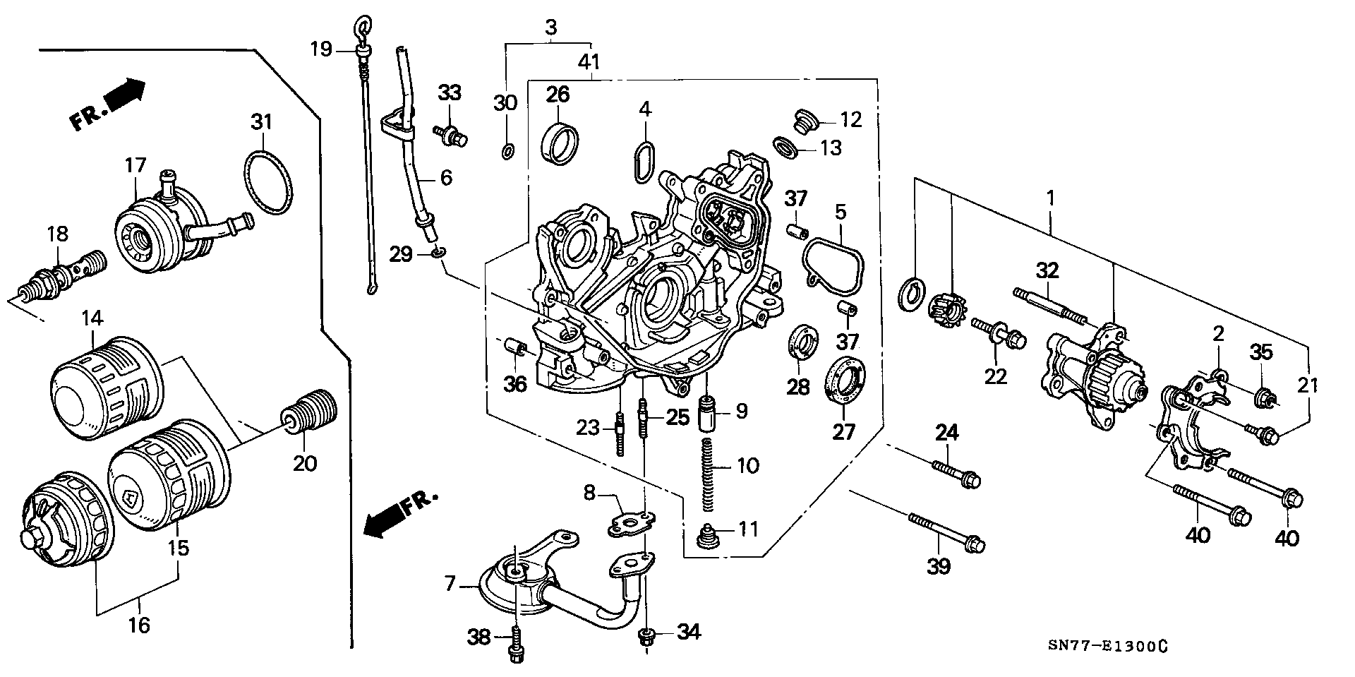 Honda 15400-PH1-F03 - Eļļas filtrs adetalas.lv