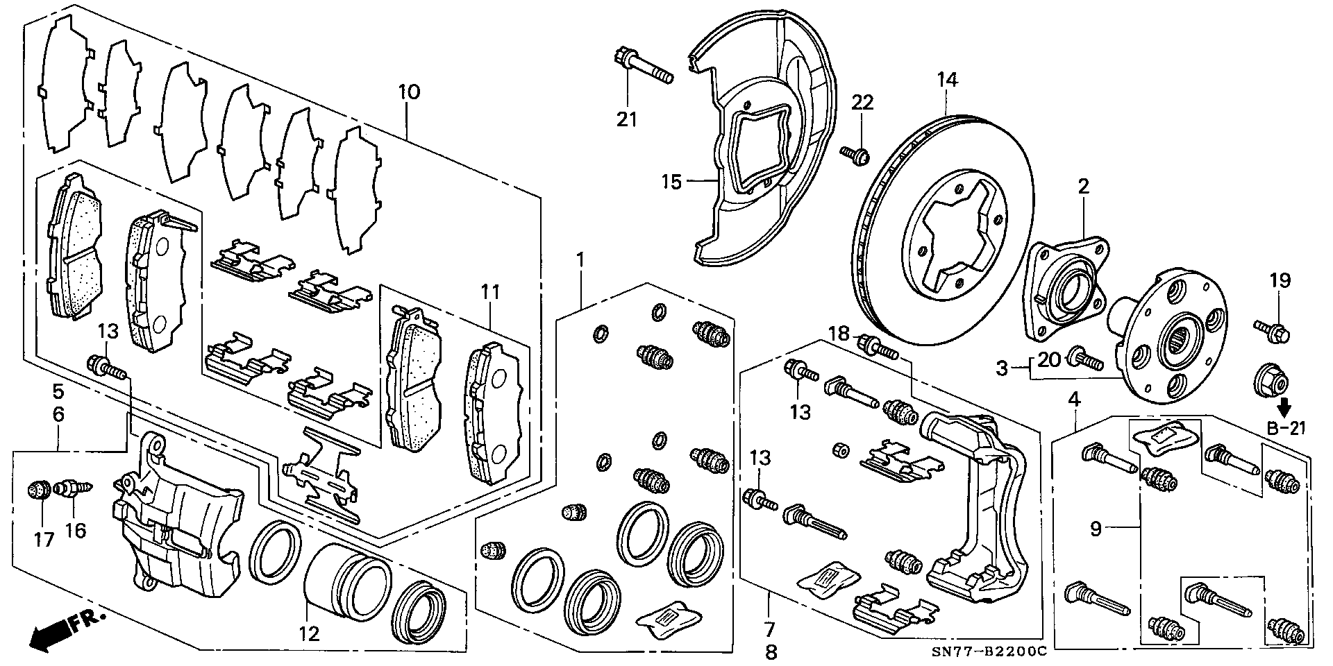 Honda 45251-SN7-E40 - Bremžu diski adetalas.lv